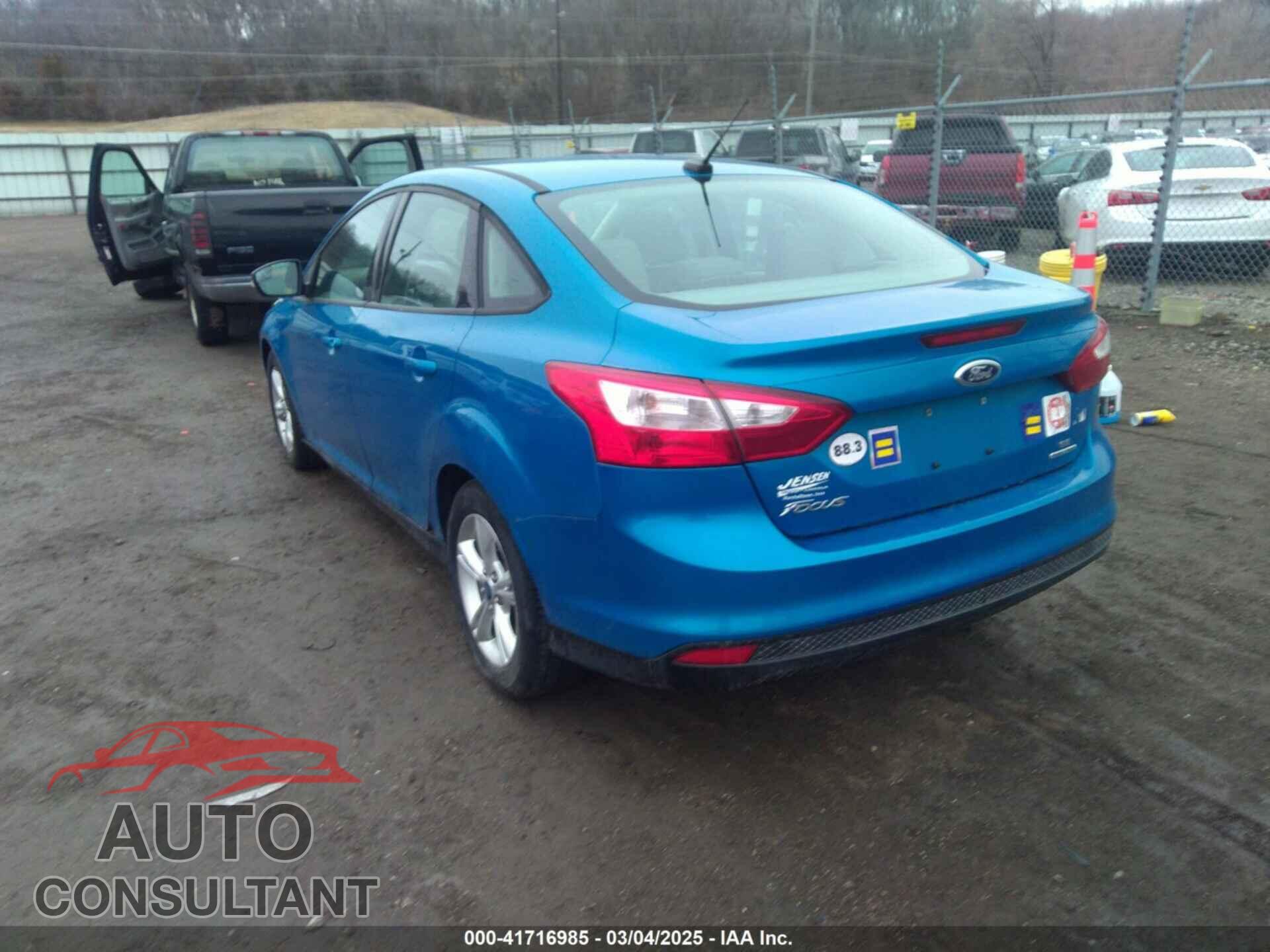 FORD FOCUS 2013 - 1FADP3F29DL152473
