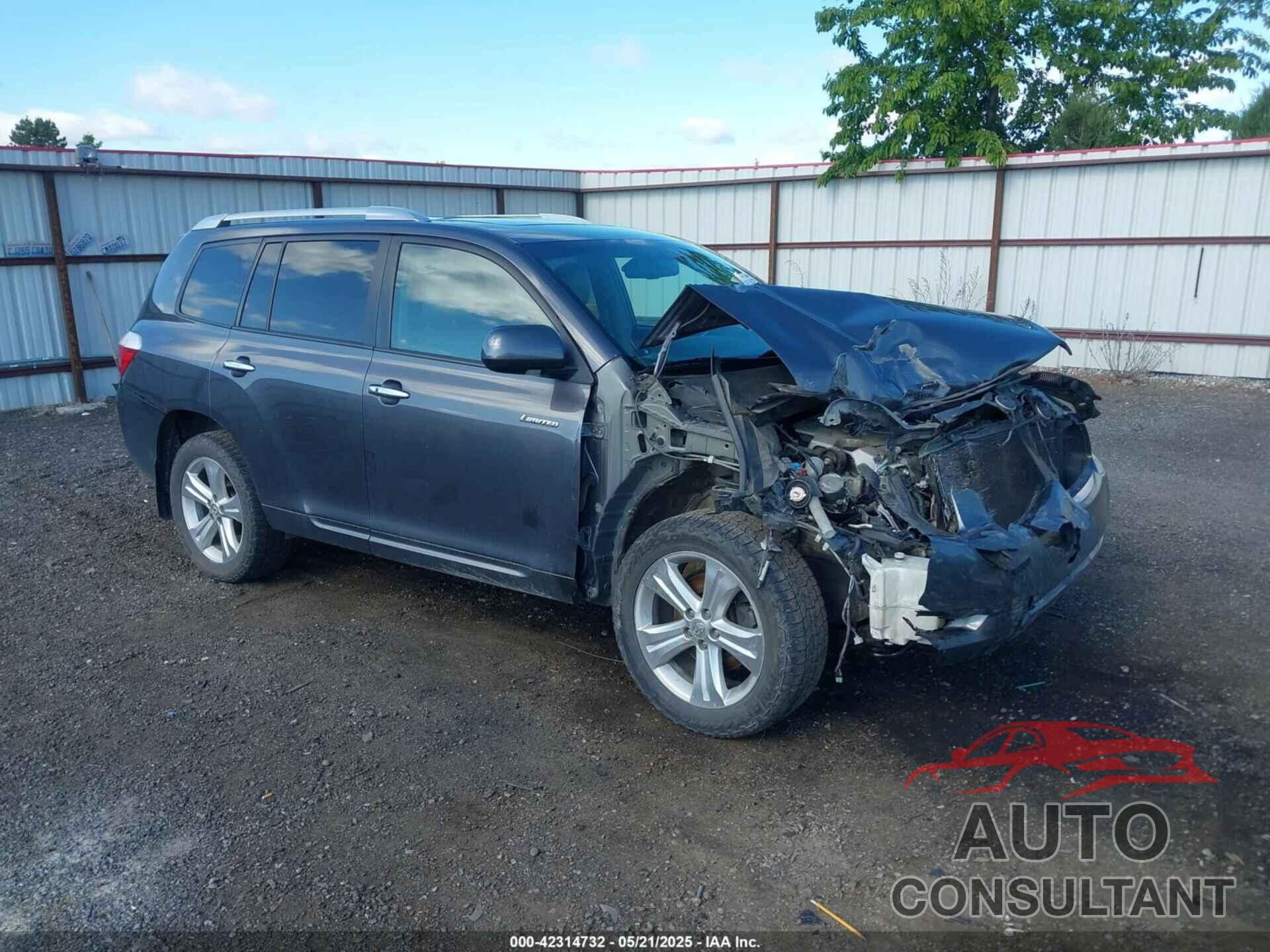 TOYOTA HIGHLANDER 2010 - 5TDDK3EH0AS007329