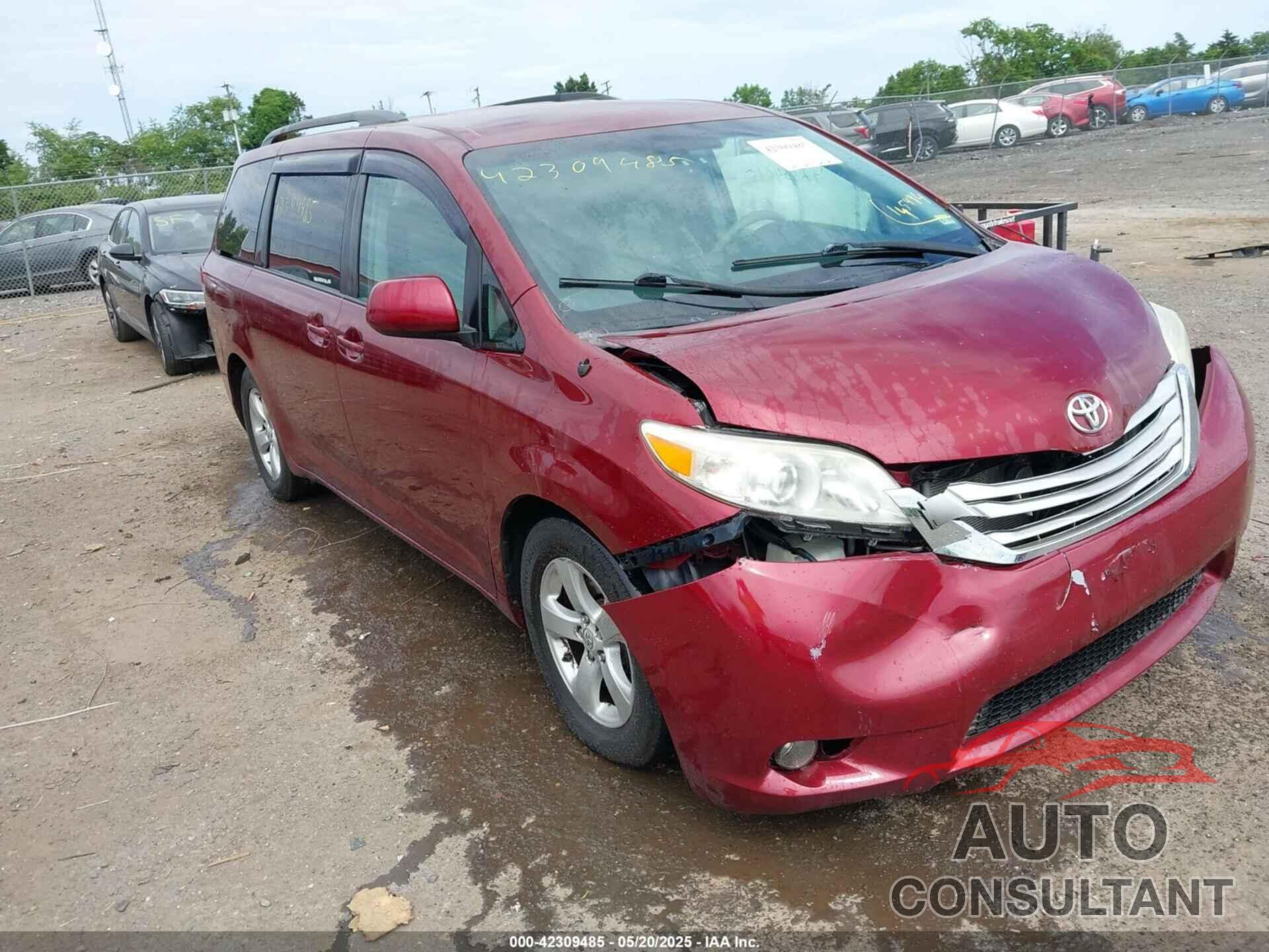 TOYOTA SIENNA 2011 - 5TDKK3DC3BS145994