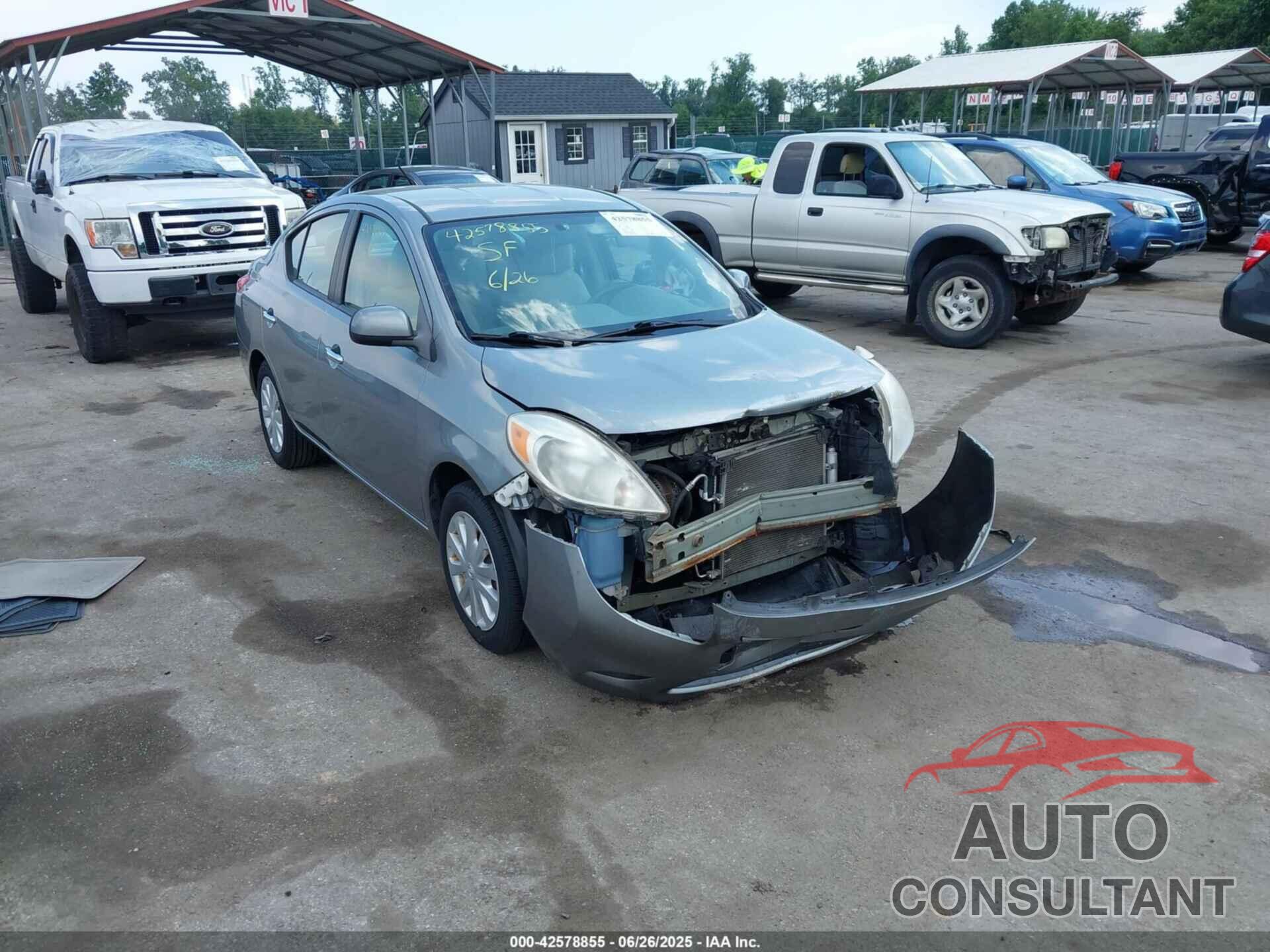NISSAN VERSA 2012 - 3N1CN7AP7CL819956