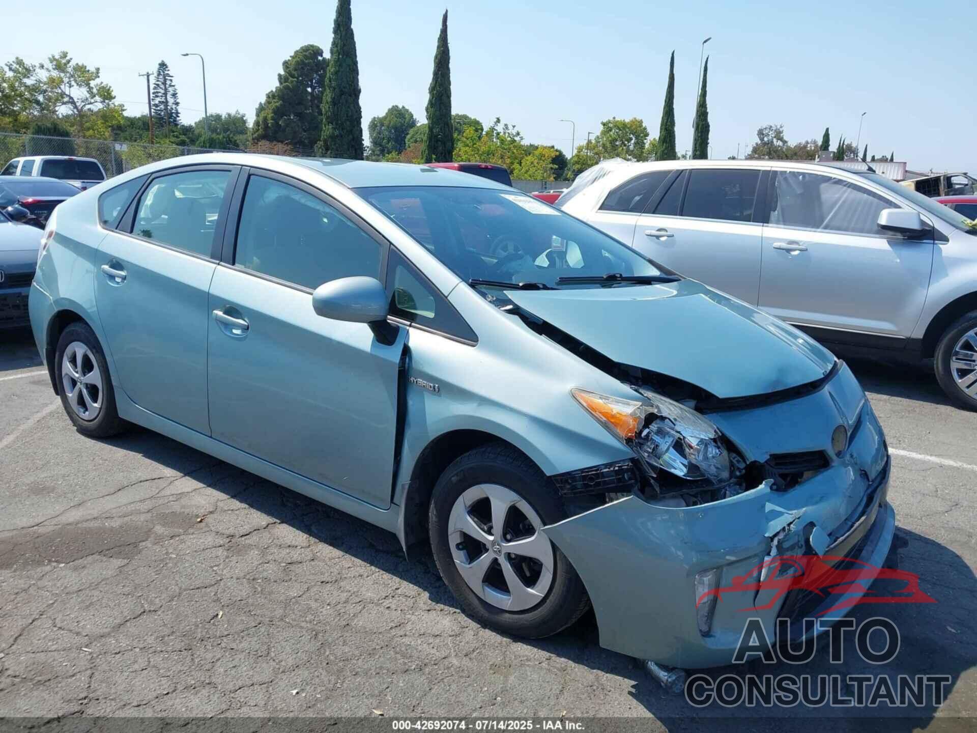 TOYOTA PRIUS 2013 - JTDKN3DU7D5673465