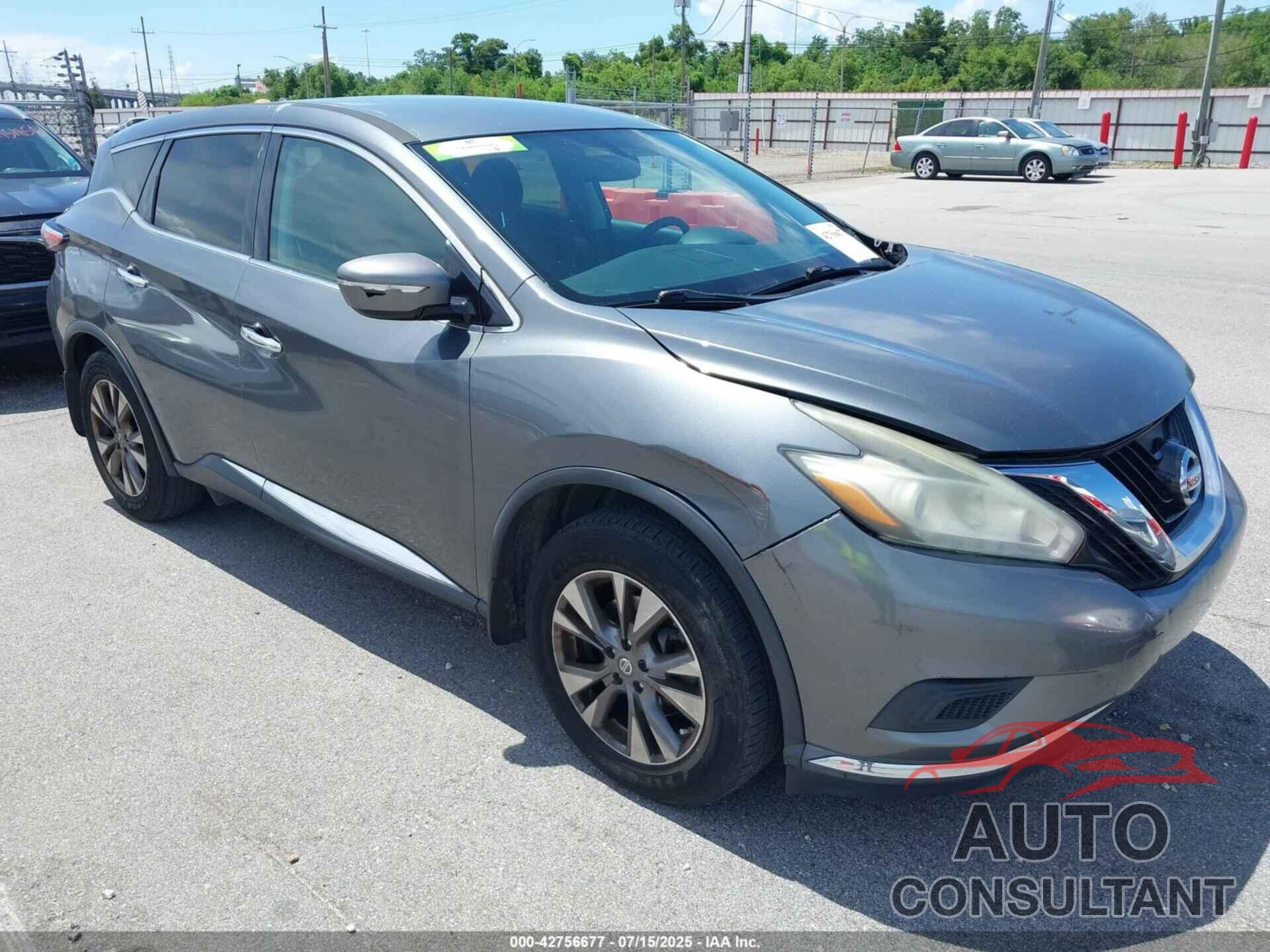 NISSAN MURANO 2015 - 5N1AZ2MGXFN265156