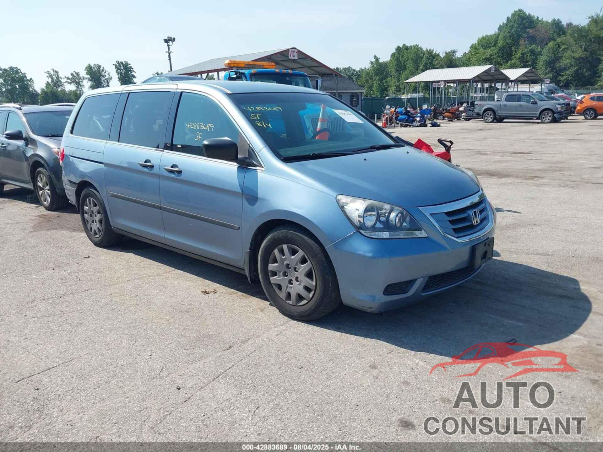HONDA ODYSSEY 2009 - 5FNRL38209B058808