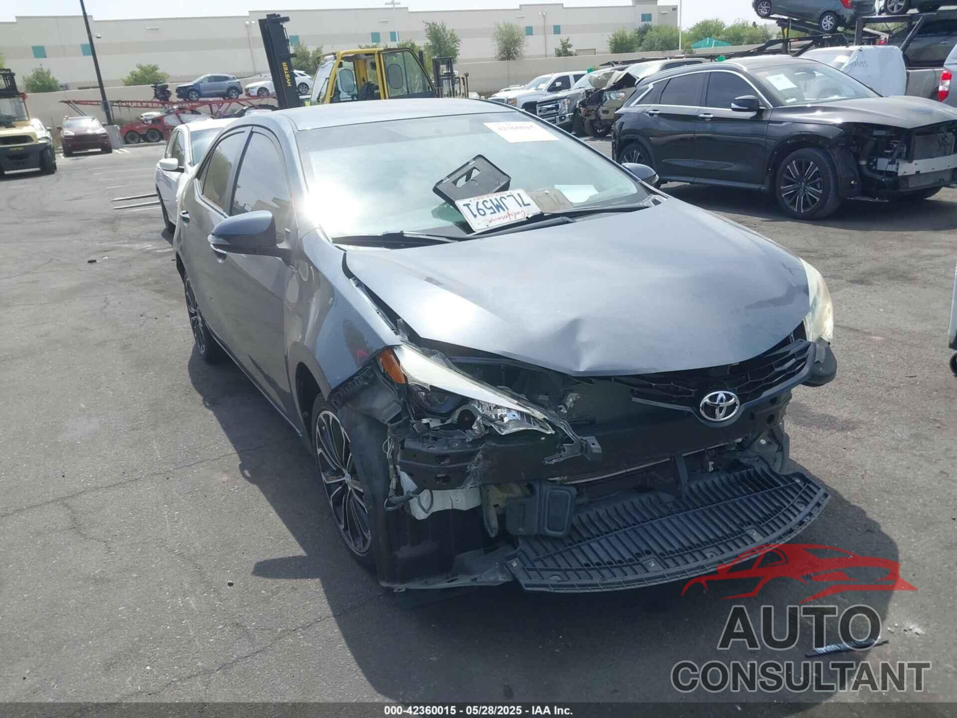 TOYOTA COROLLA 2015 - 5YFBURHE1FP303370