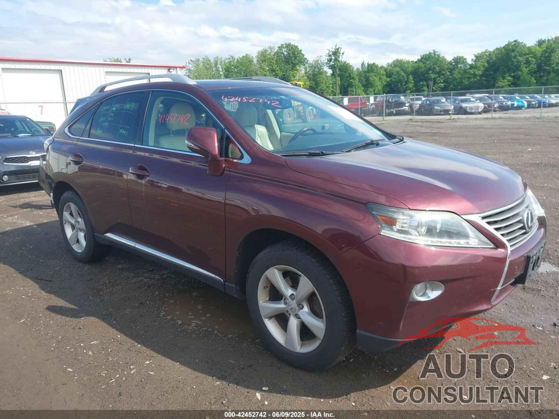 LEXUS RX 350 2015 - 2T2BK1BA2FC262014