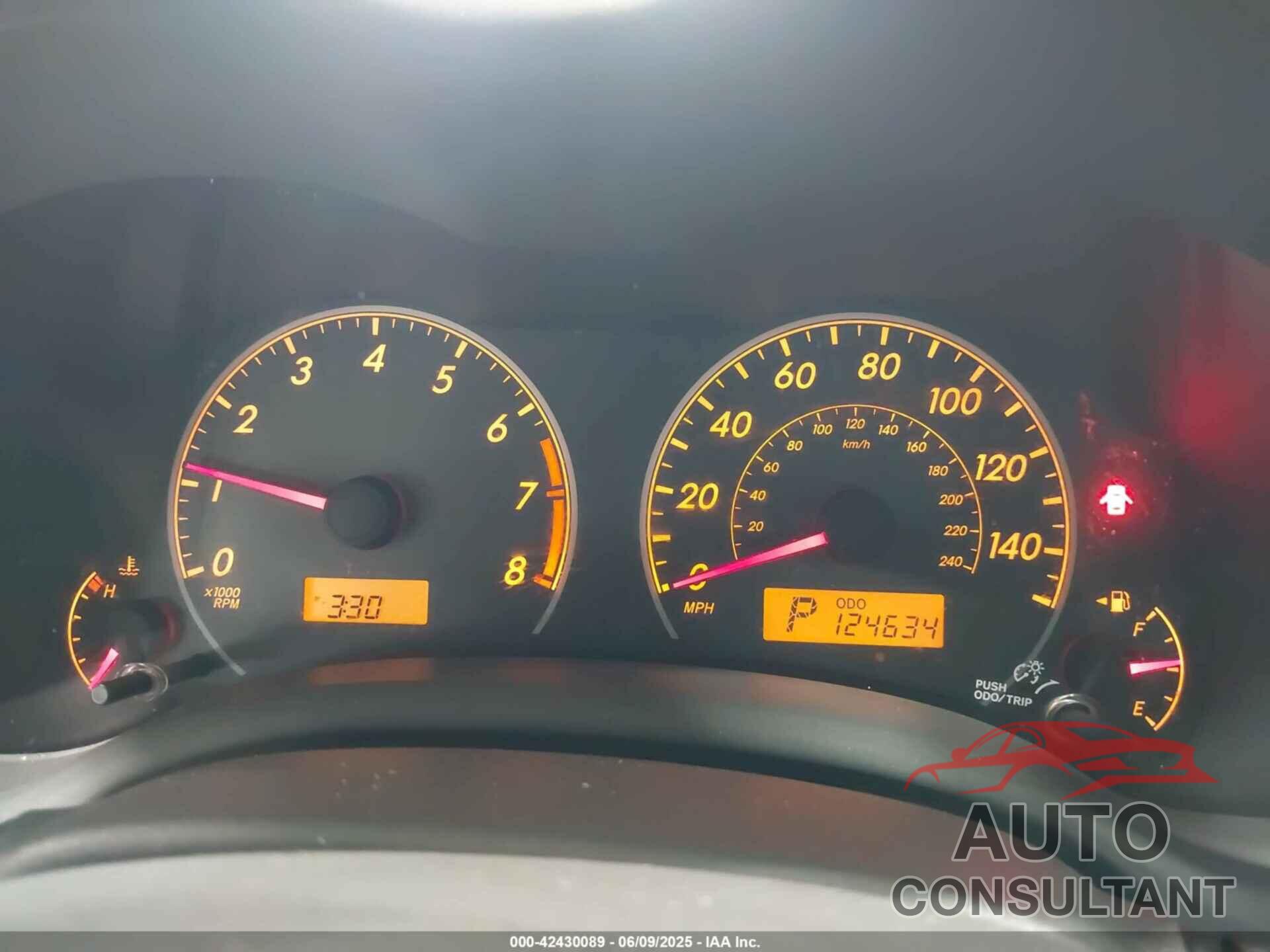 TOYOTA COROLLA 2009 - 1NXBU40E39Z037254