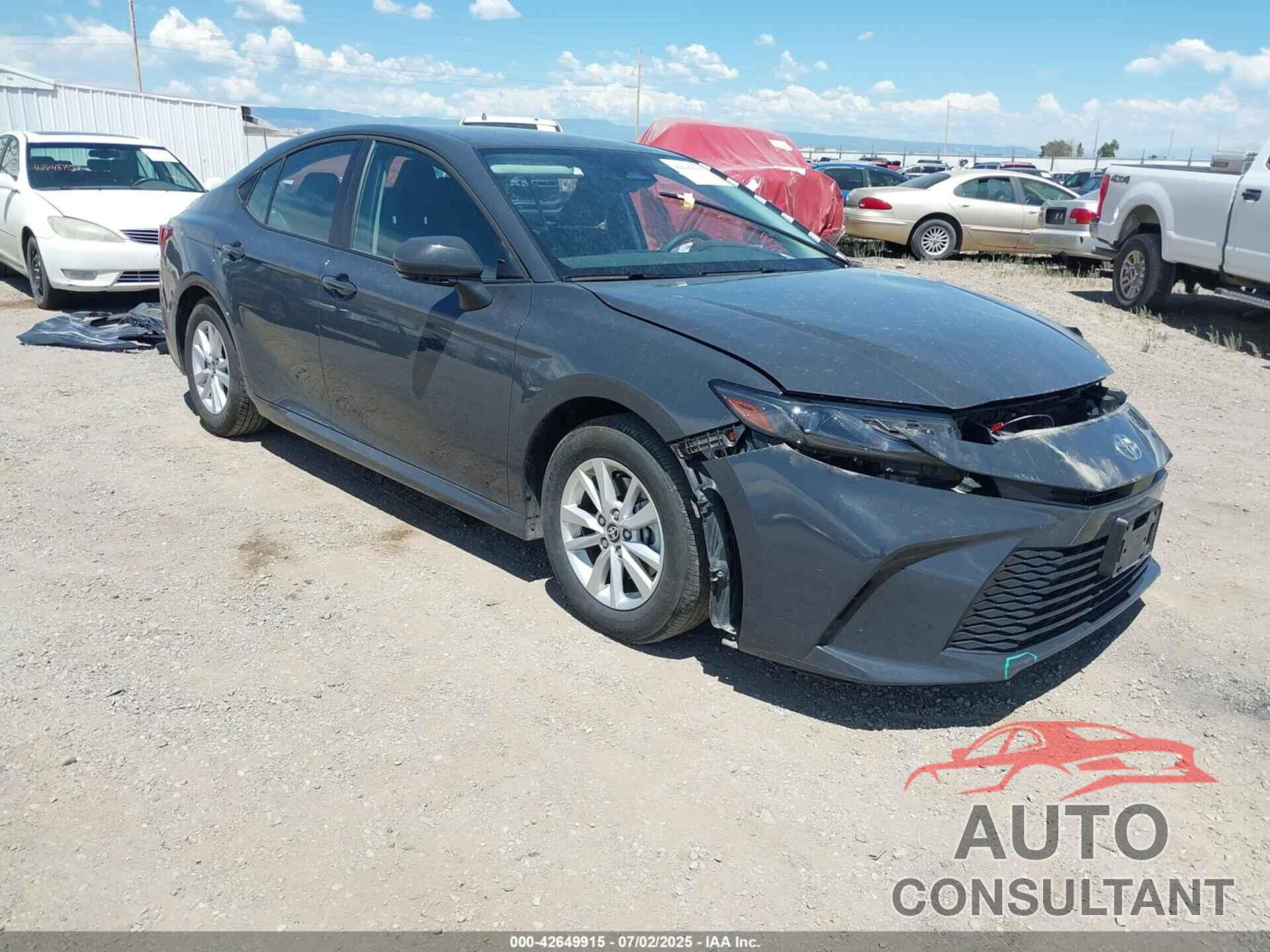 TOYOTA CAMRY 2025 - 4T1DAACK8SU529205