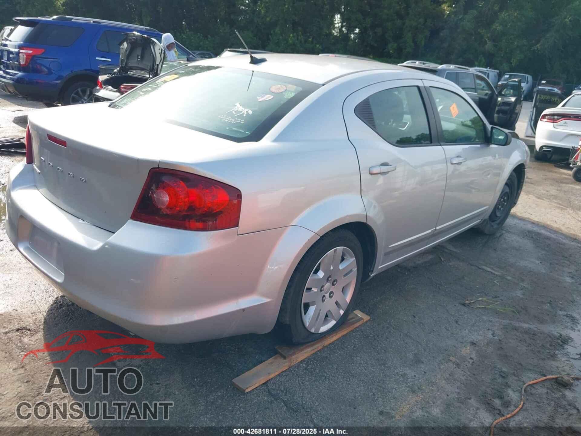 DODGE AVENGER 2012 - 1C3CDZAB5CN323770