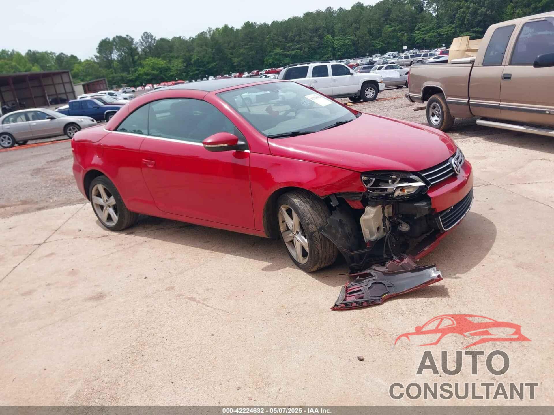 VOLKSWAGEN EOS 2012 - WVWFW7AH0CV002182