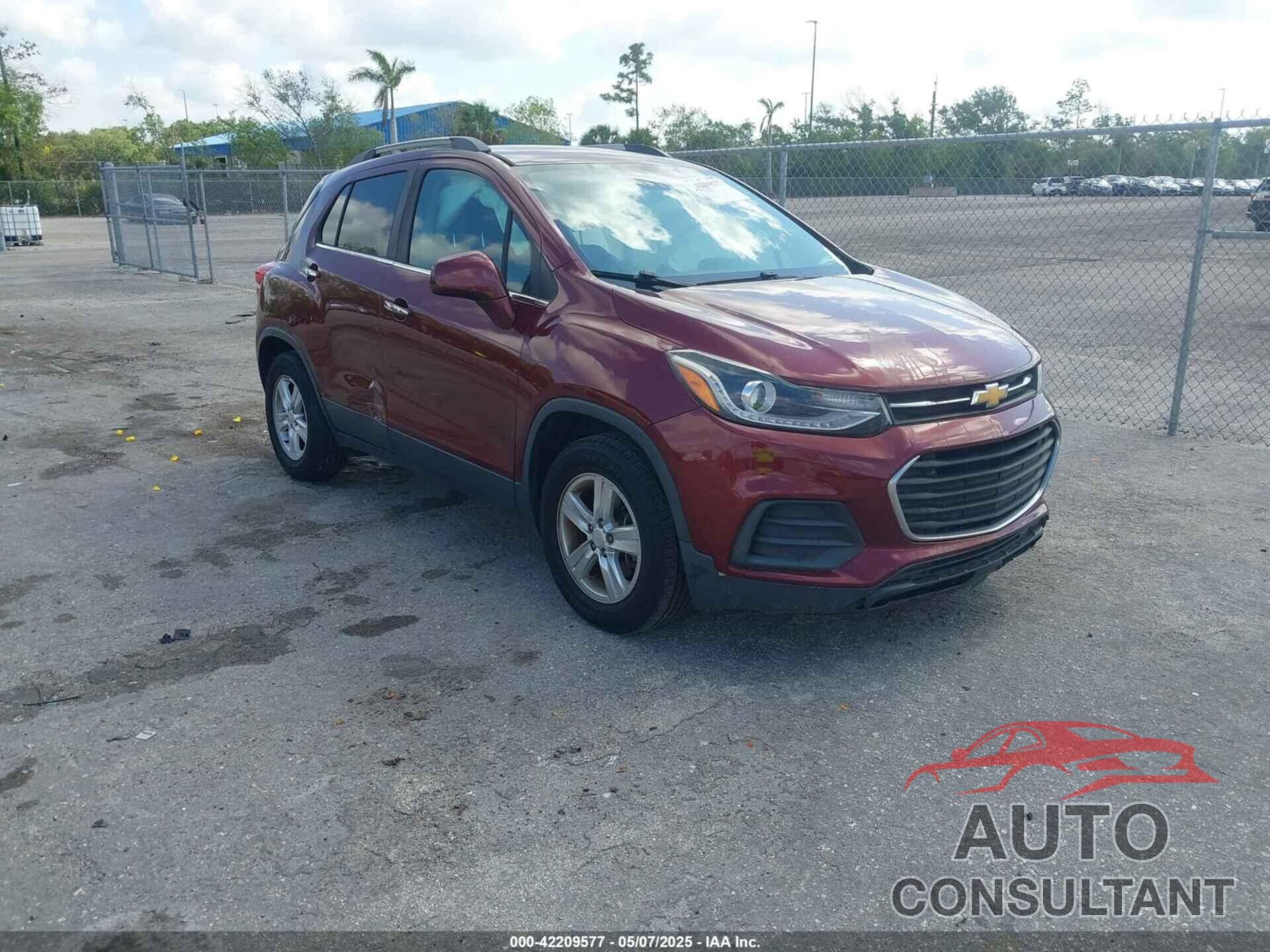 CHEVROLET TRAX 2017 - 3GNCJLSB2HL181974