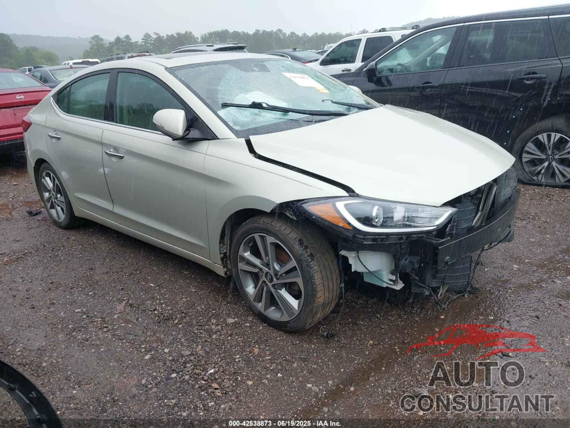 HYUNDAI ELANTRA 2017 - KMHD84LF0HU176645