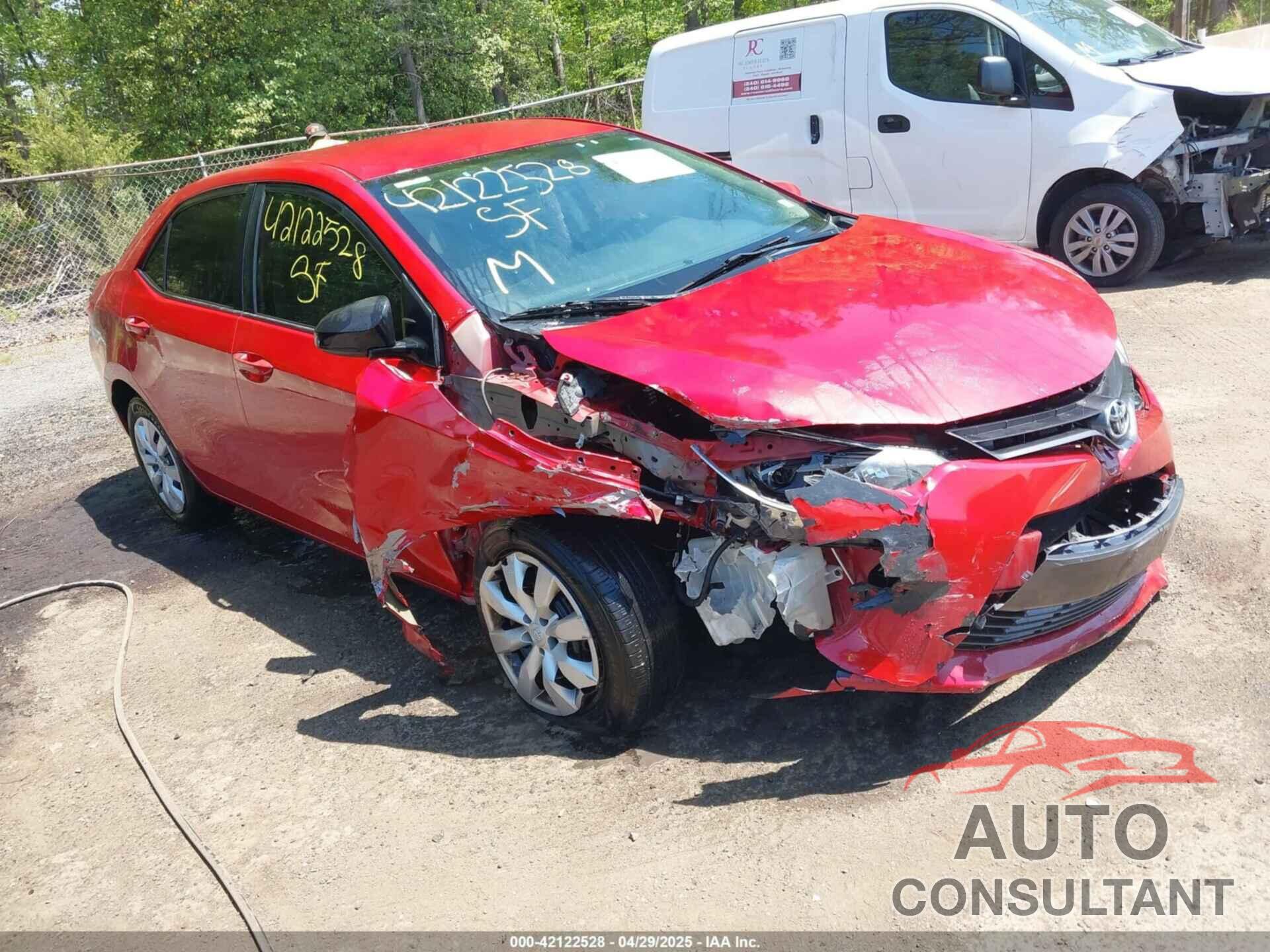 TOYOTA COROLLA 2015 - 2T1BURHE5FC375799