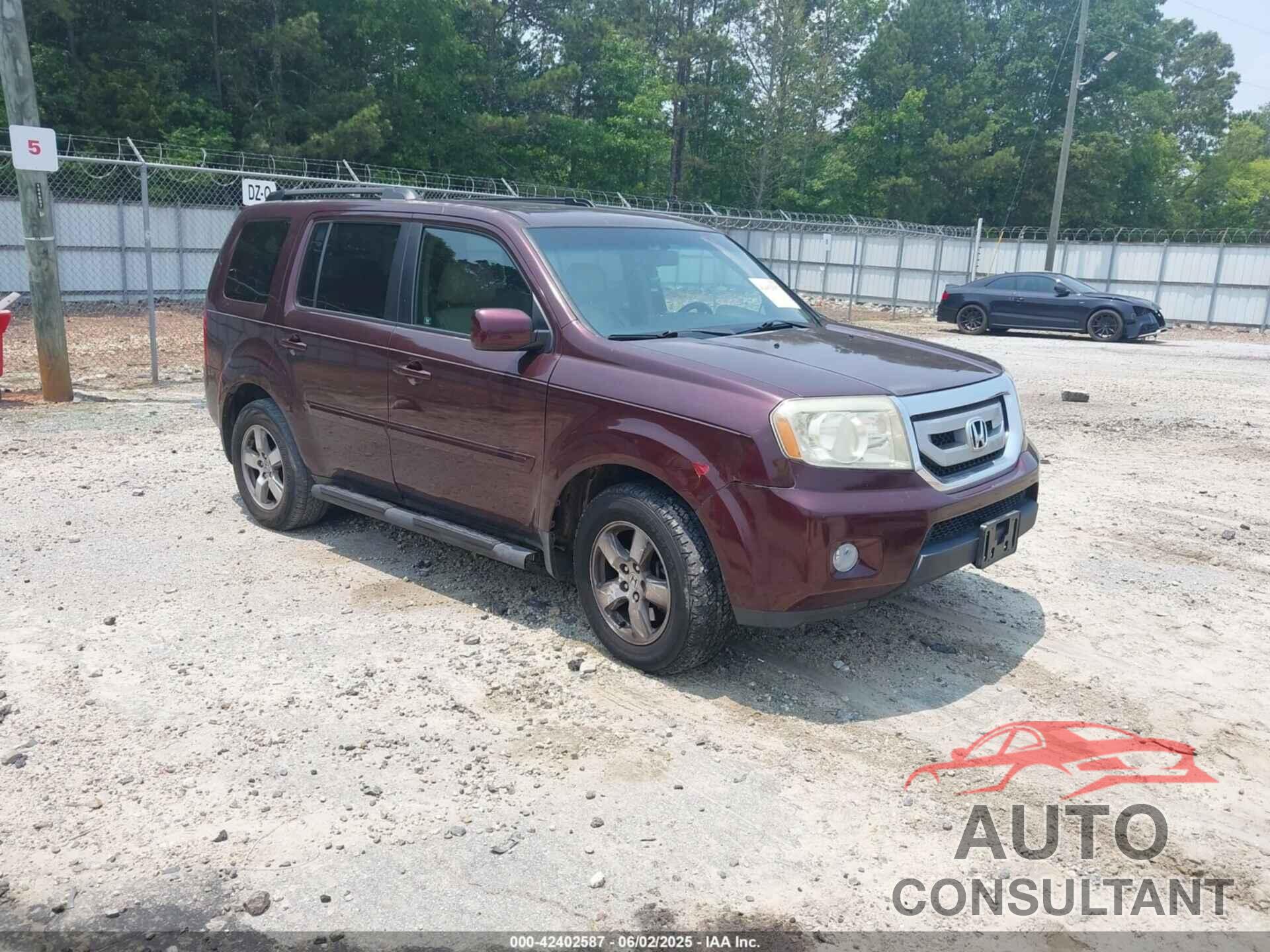 HONDA PILOT 2010 - 5FNYF3H51AB013118