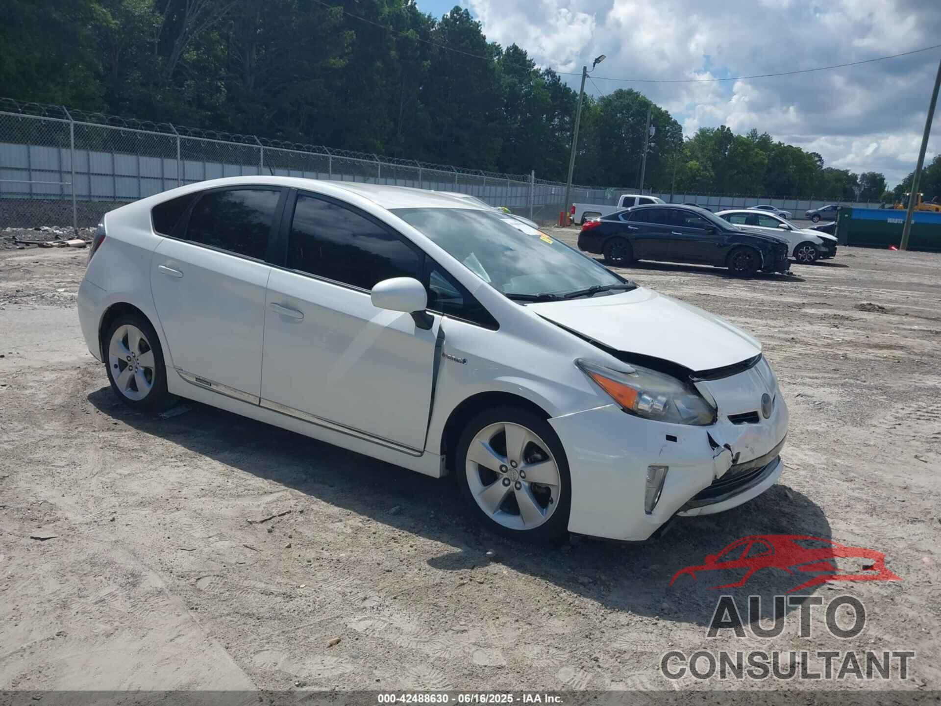 TOYOTA PRIUS 2013 - JTDKN3DU6D5543628