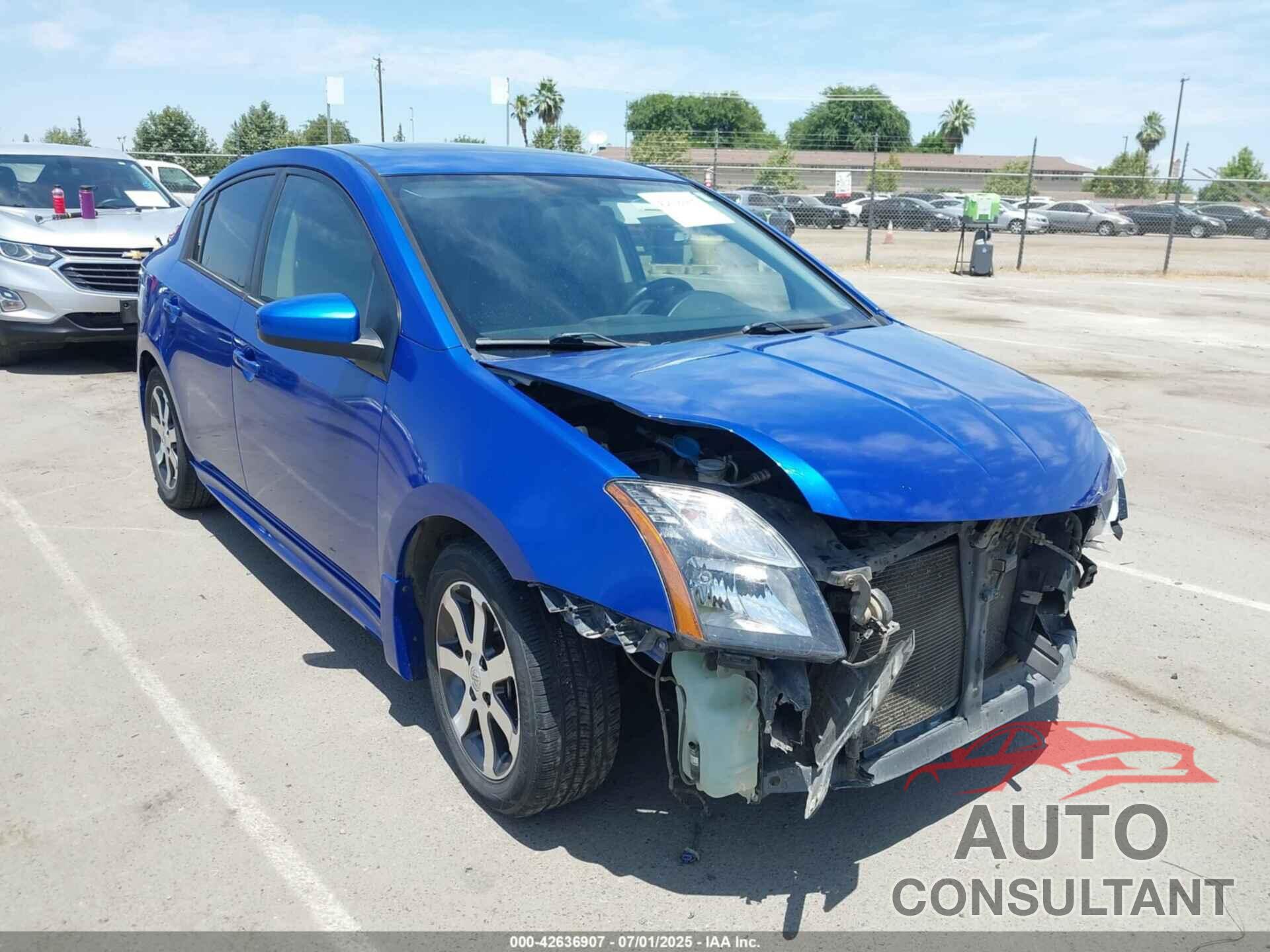 NISSAN SENTRA 2012 - 3N1AB6AP7CL785723