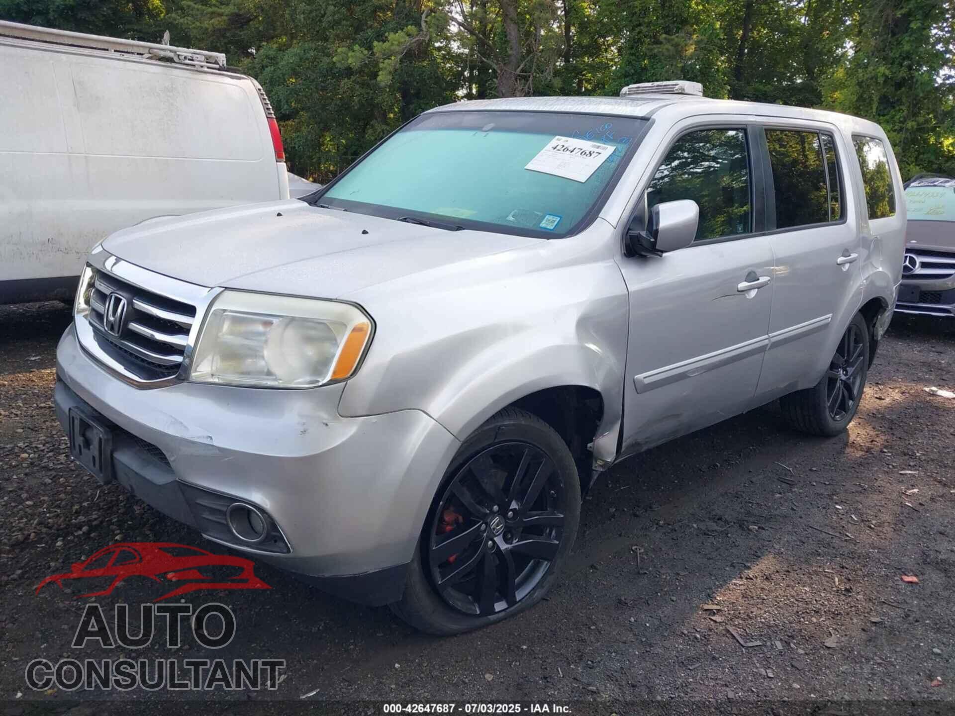 HONDA PILOT 2012 - 5FNYF4H53CB020659
