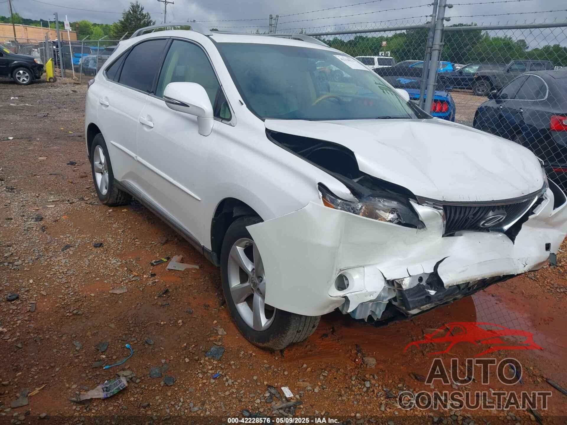 LEXUS RX 350 2011 - 2T2BK1BA6BC092170