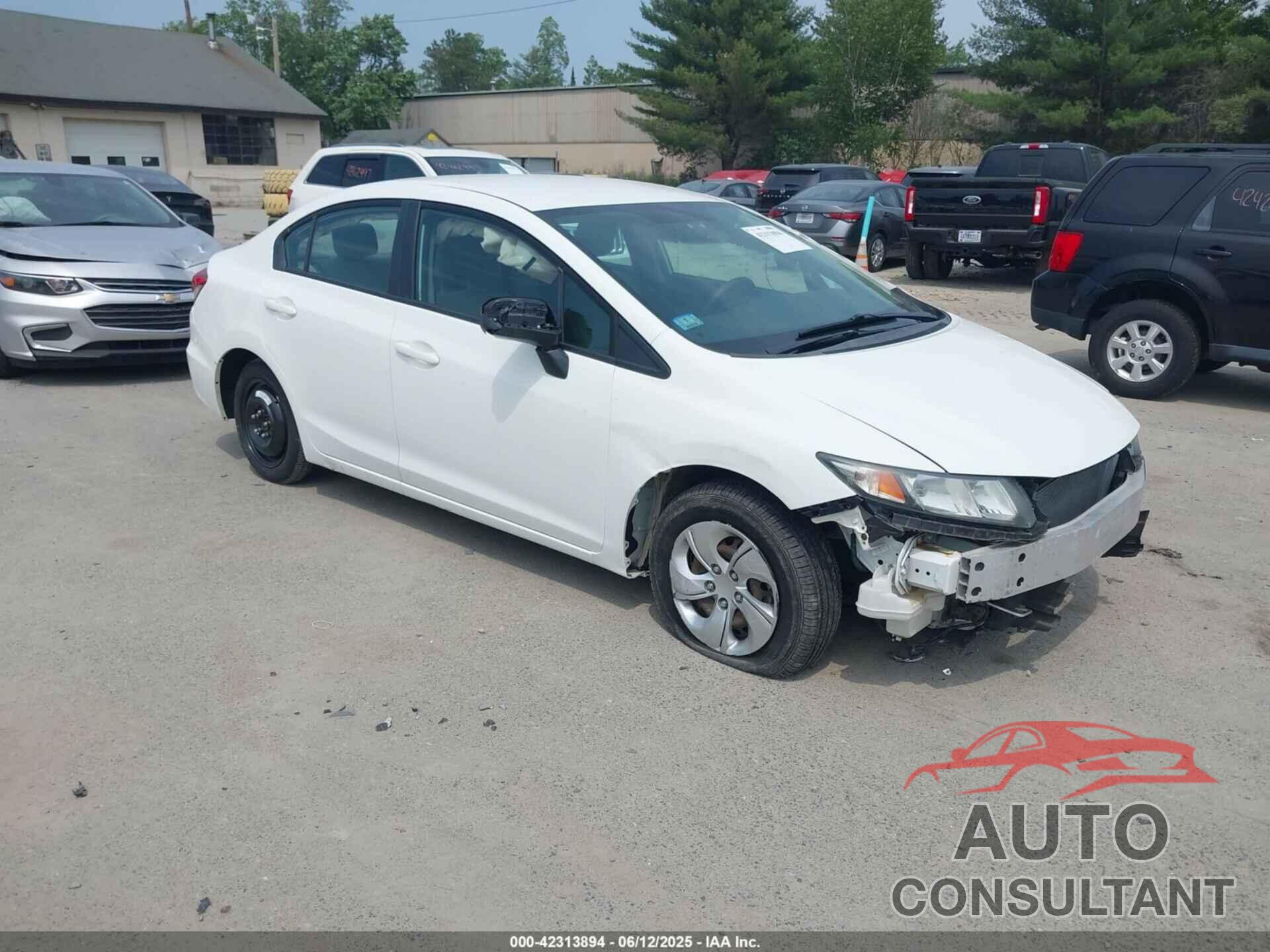 HONDA CIVIC 2014 - 19XFB2F52EE255315