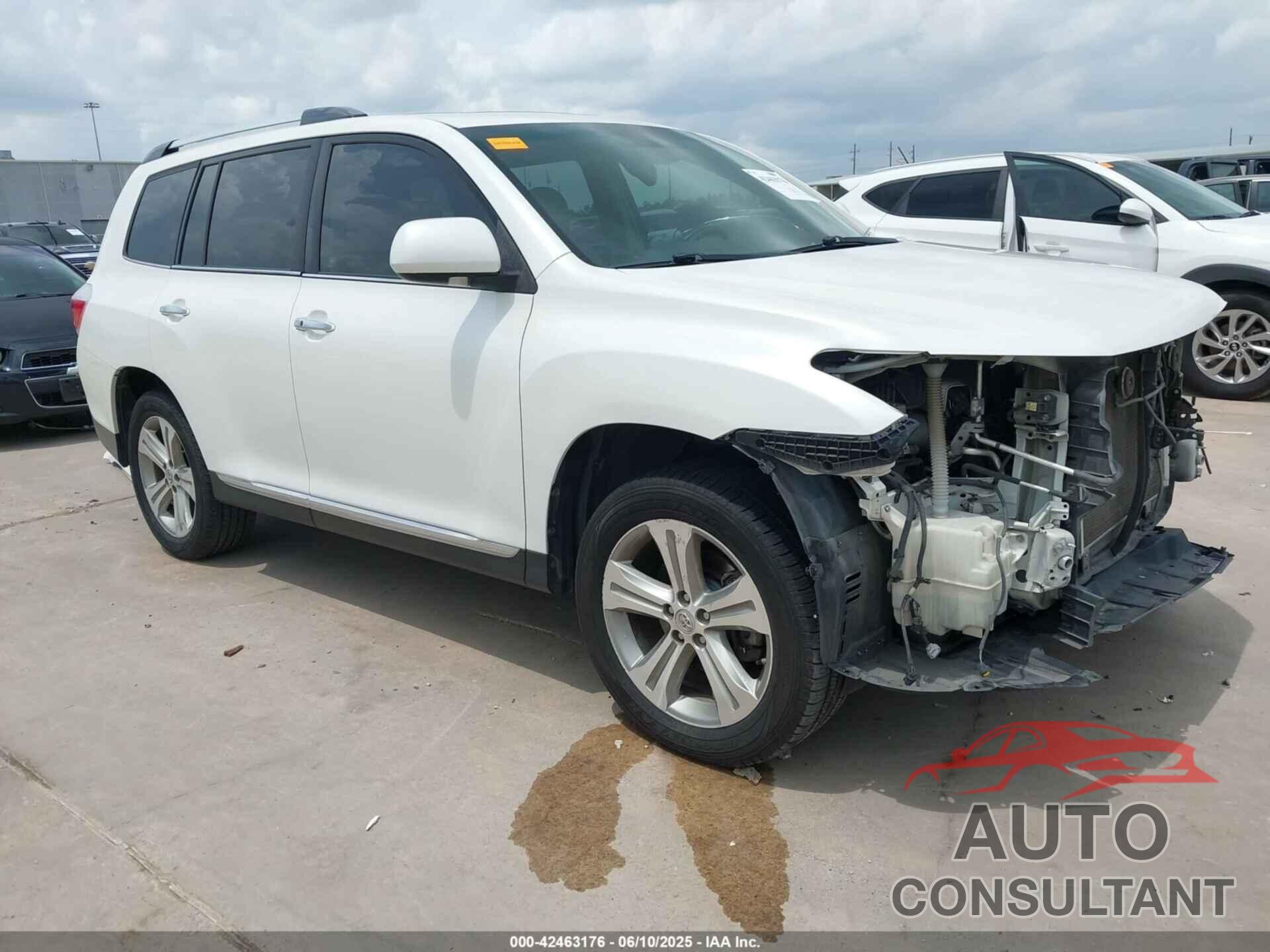 TOYOTA HIGHLANDER 2012 - 5TDYK3EH2CS050476