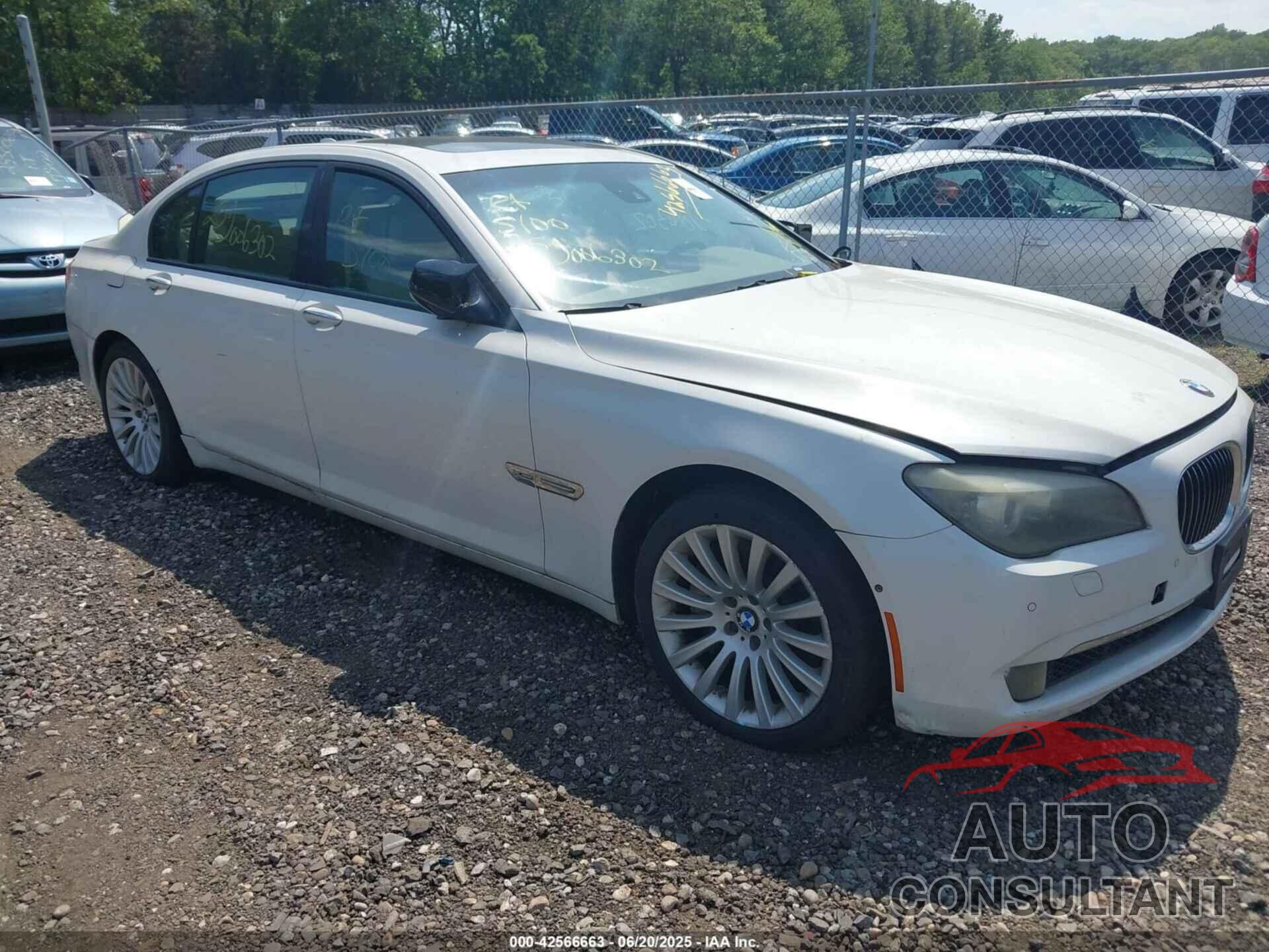 BMW 750LI 2010 - WBAKC8C50AC431442