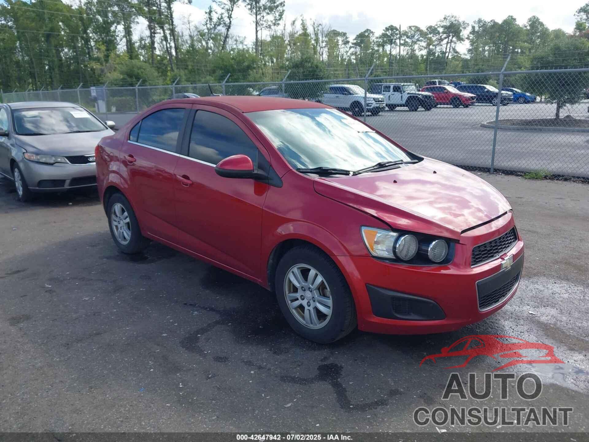 CHEVROLET SONIC 2014 - 1G1JC5SHXE4167261
