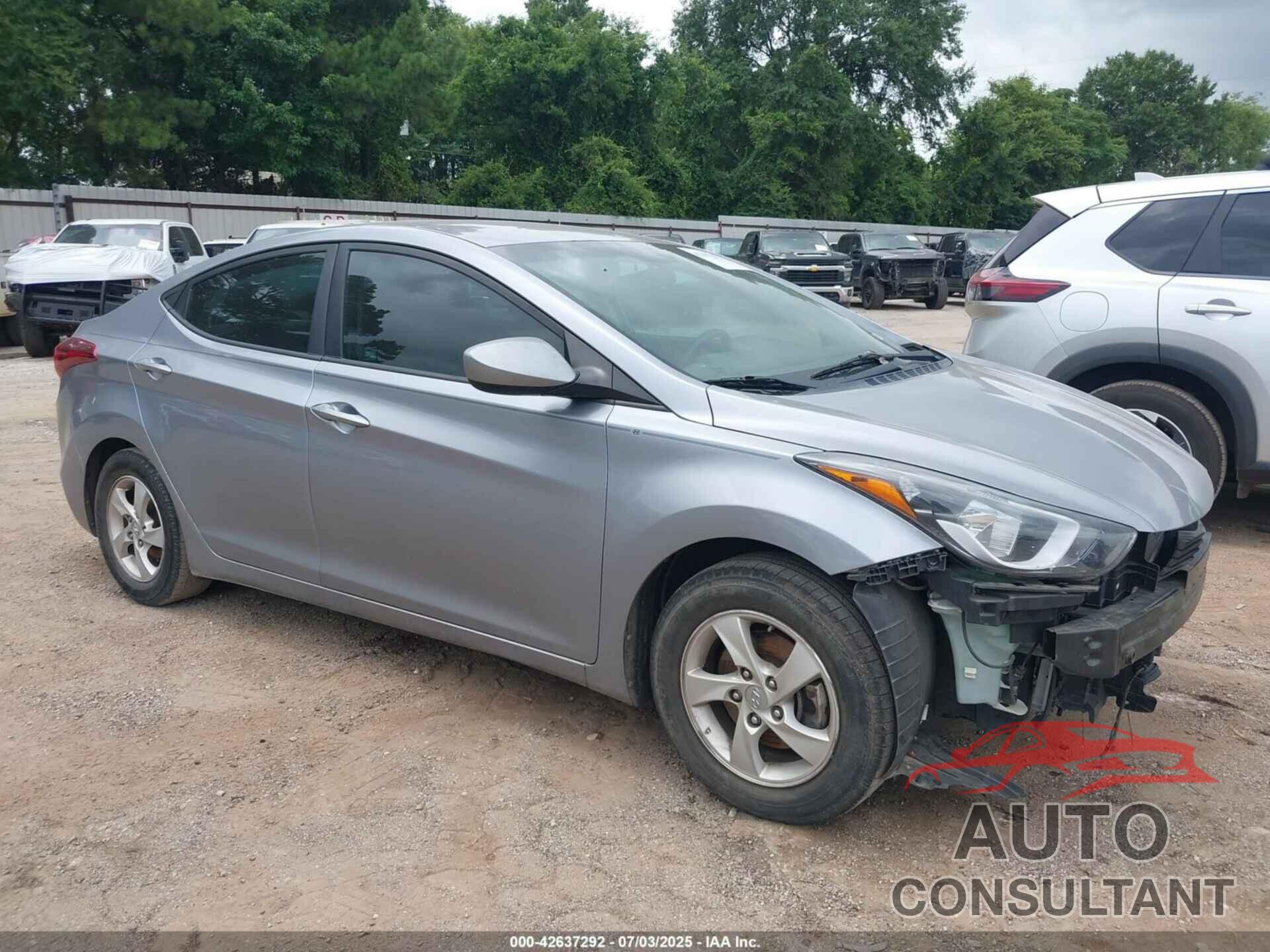 HYUNDAI ELANTRA 2015 - 5NPDH4AE5FH648148