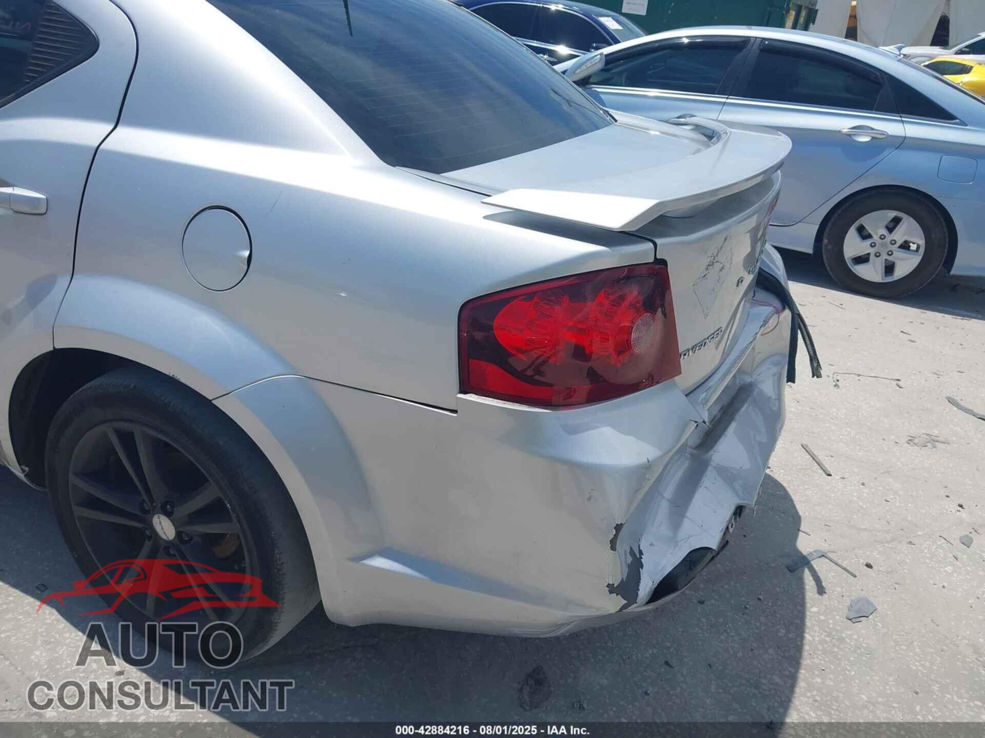 DODGE AVENGER 2012 - 1C3CDZEG3CN142642