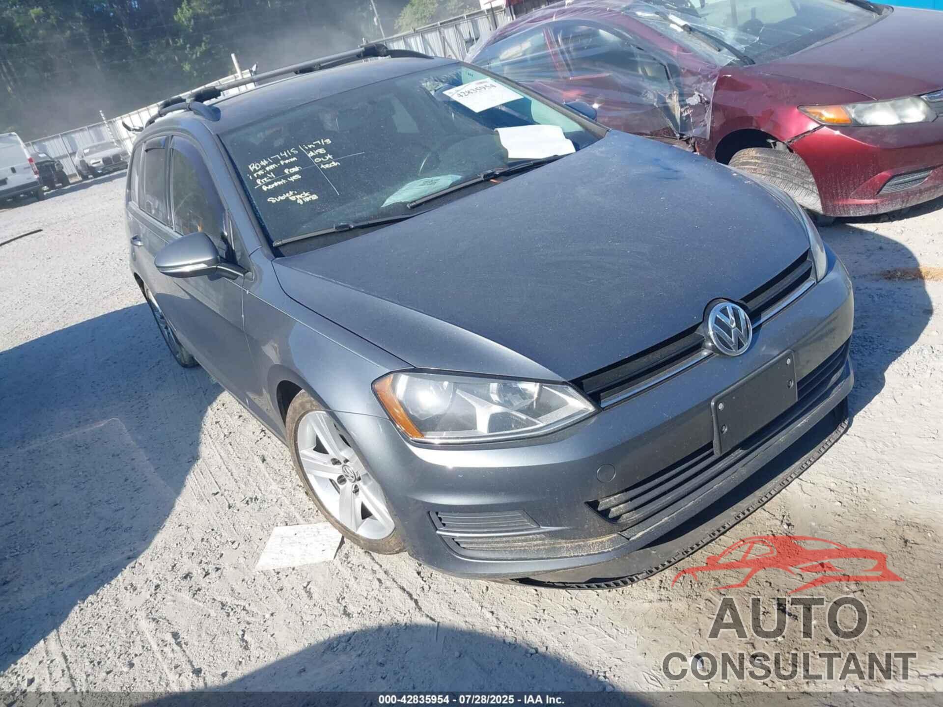 VOLKSWAGEN GOLF SPORTWAGEN 2015 - 3VWCA7AUXFM512467