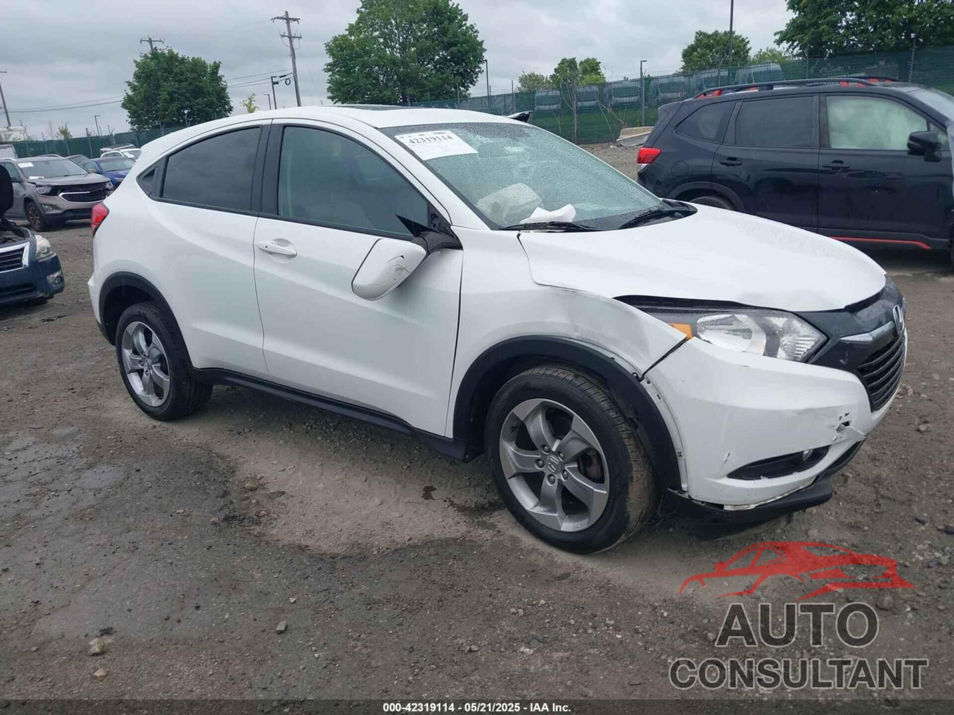 HONDA HR-V 2016 - 3CZRU6H57GM759454