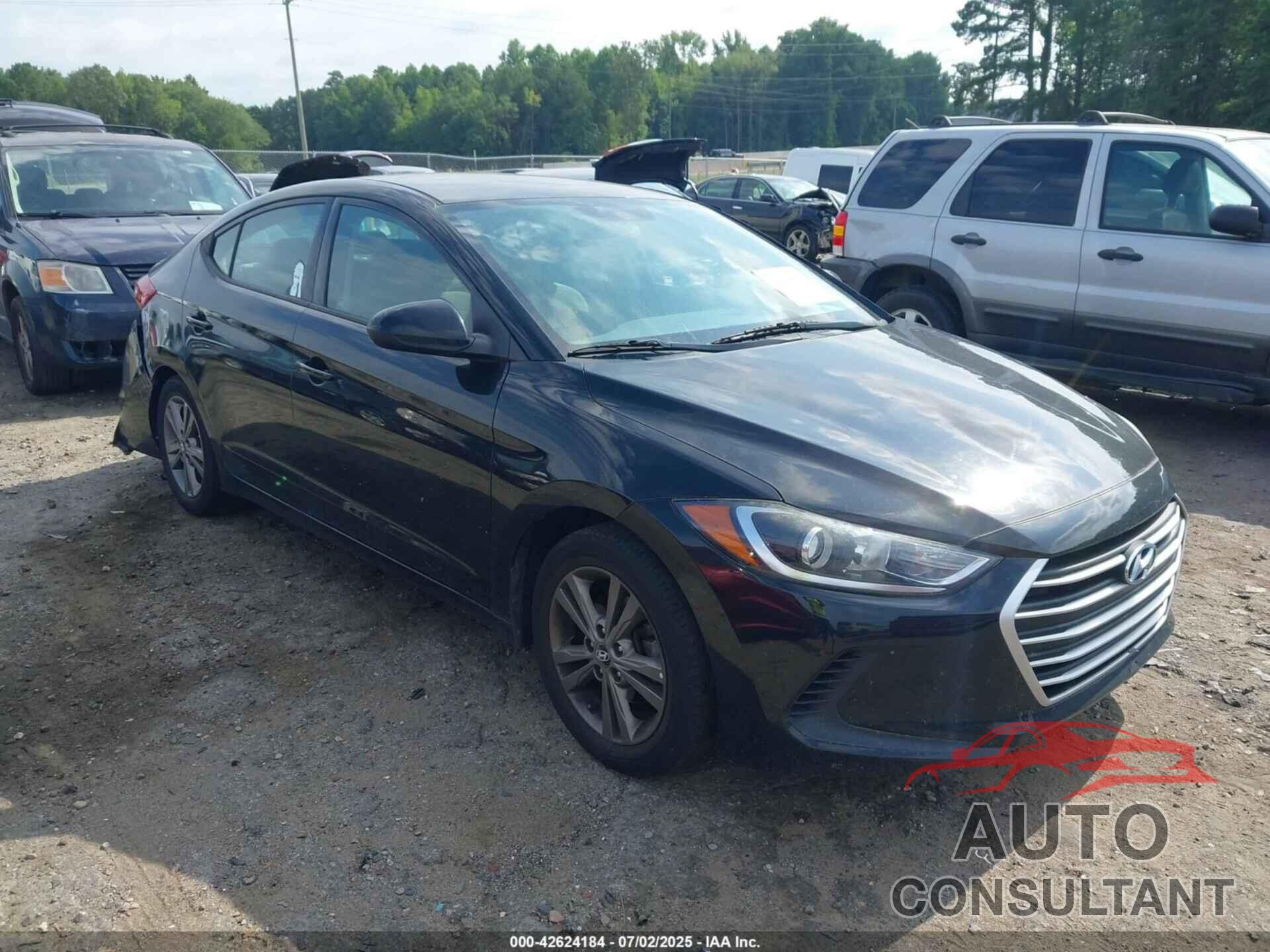 HYUNDAI ELANTRA 2018 - 5NPD84LFXJH236449
