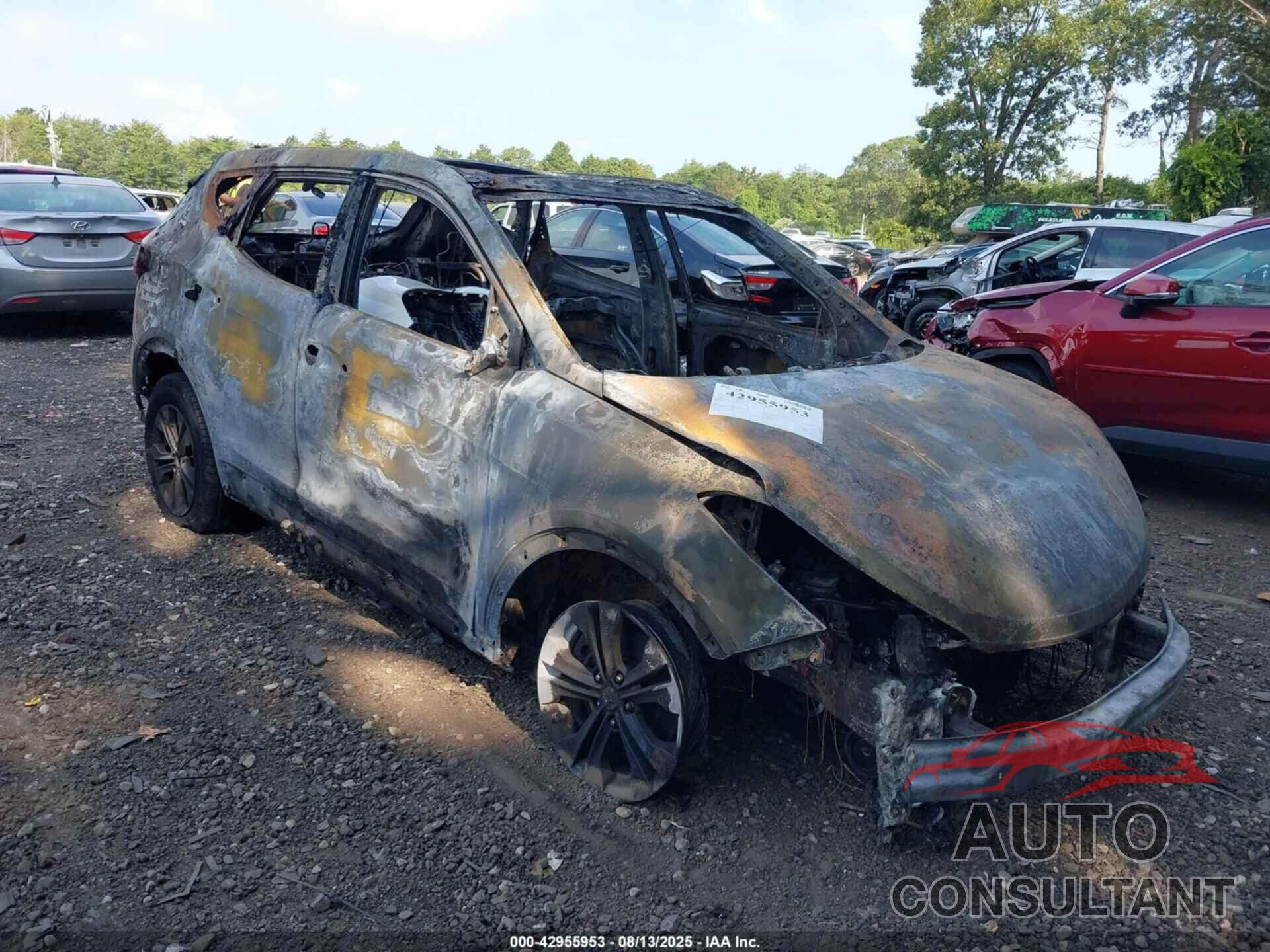 HYUNDAI SANTA FE 2013 - 5XYZU3LB9DG029930