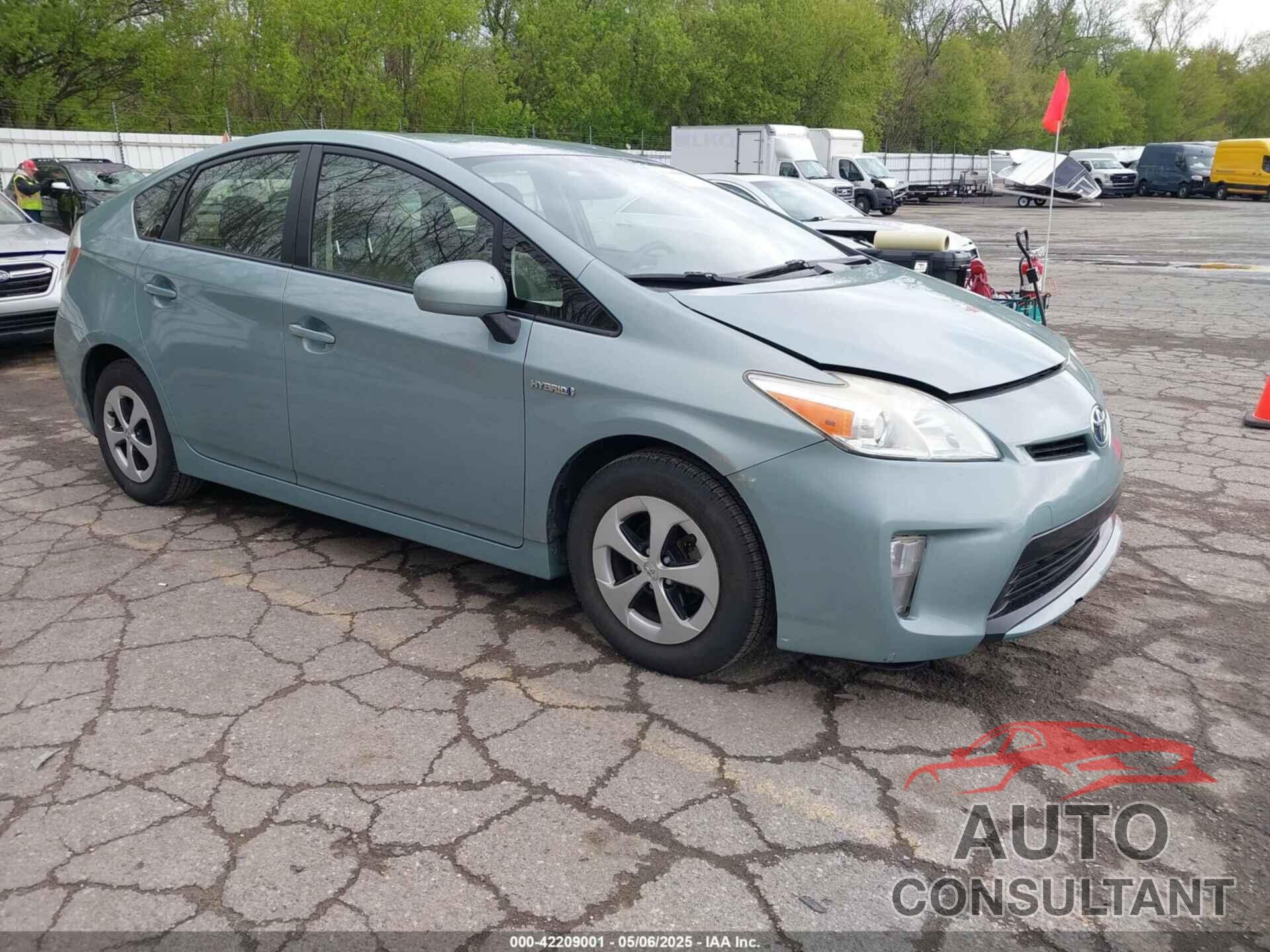 TOYOTA PRIUS 2013 - JTDKN3DU8D1657850
