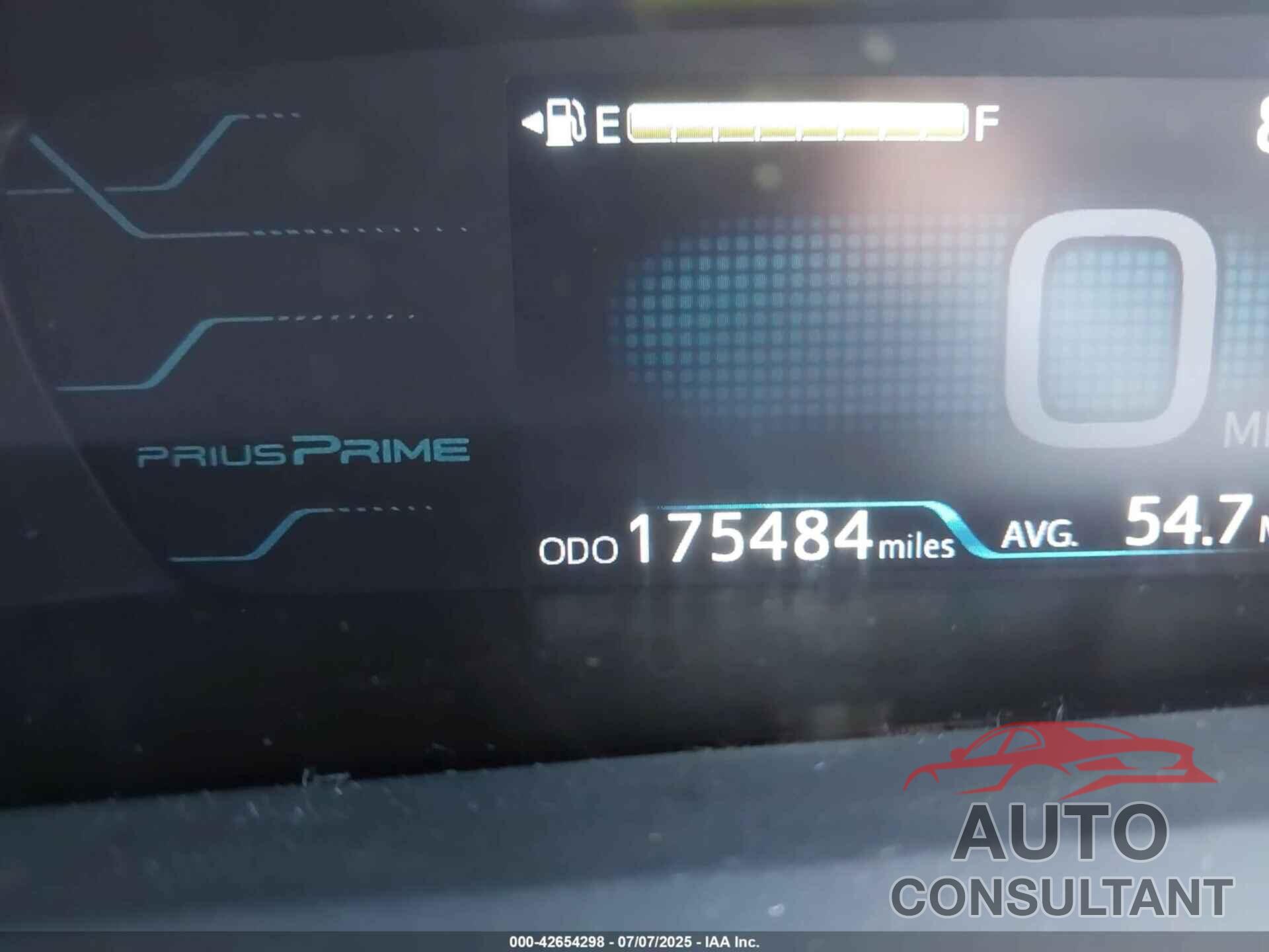 TOYOTA PRIUS PRIME 2019 - JTDKARFP4K3107598