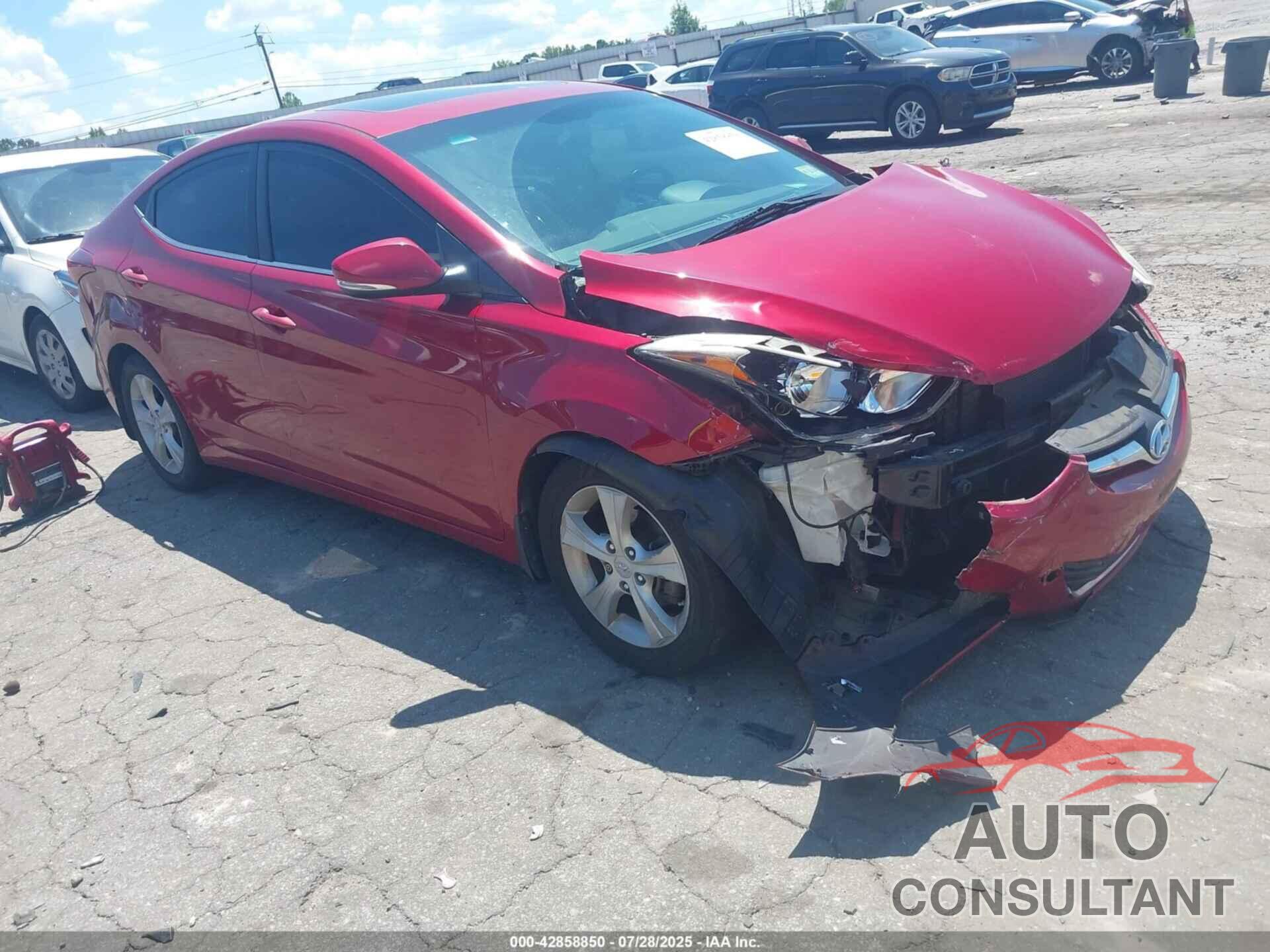 HYUNDAI ELANTRA 2016 - KMHDH4AE8GU603935