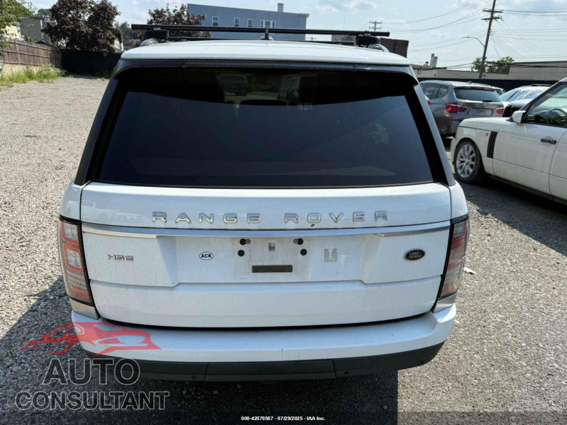 LAND ROVER RANGE ROVER 2016 - SALGS2PFXGA318770