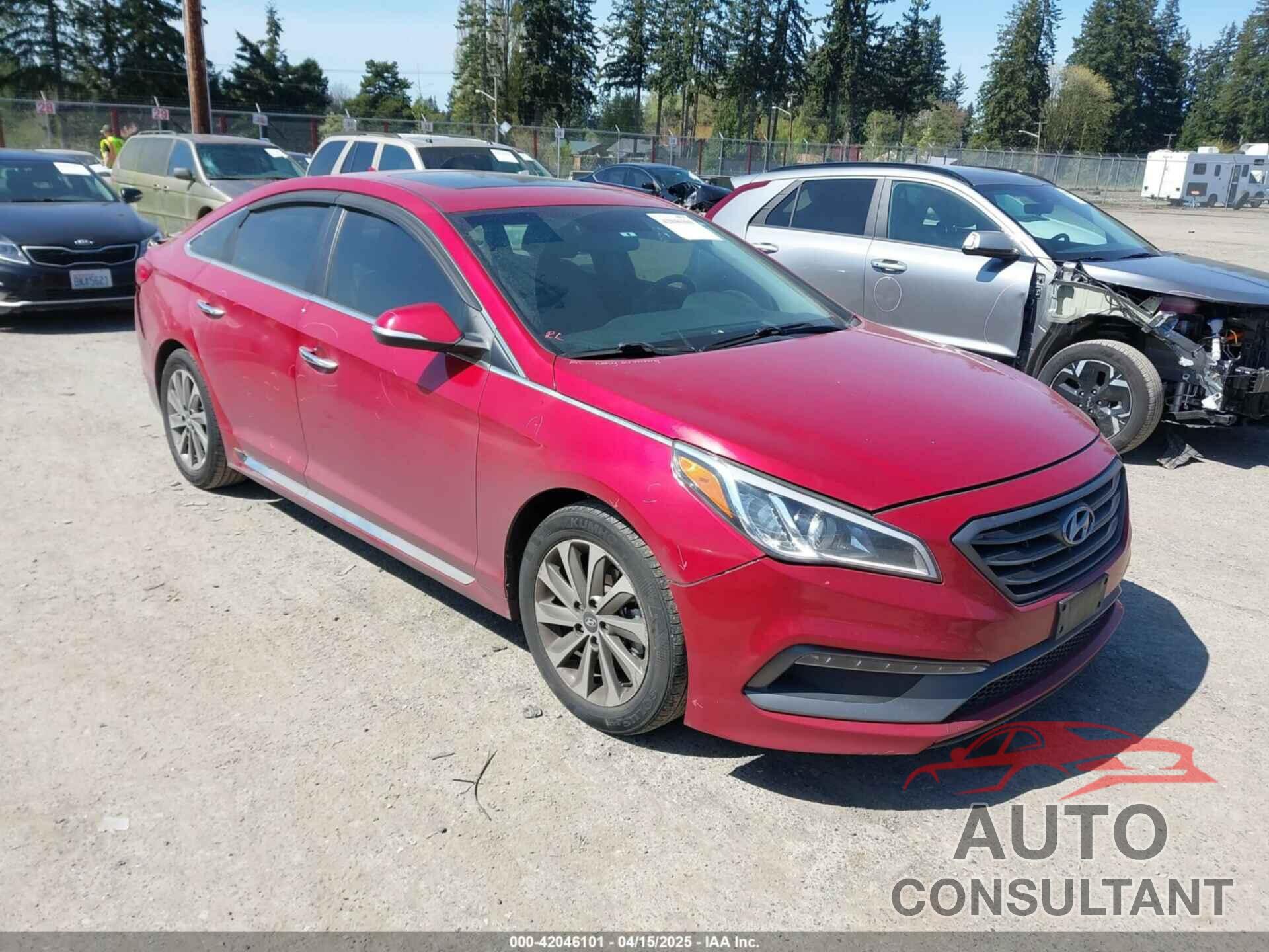 HYUNDAI SONATA 2017 - 5NPE34AF5HH580061