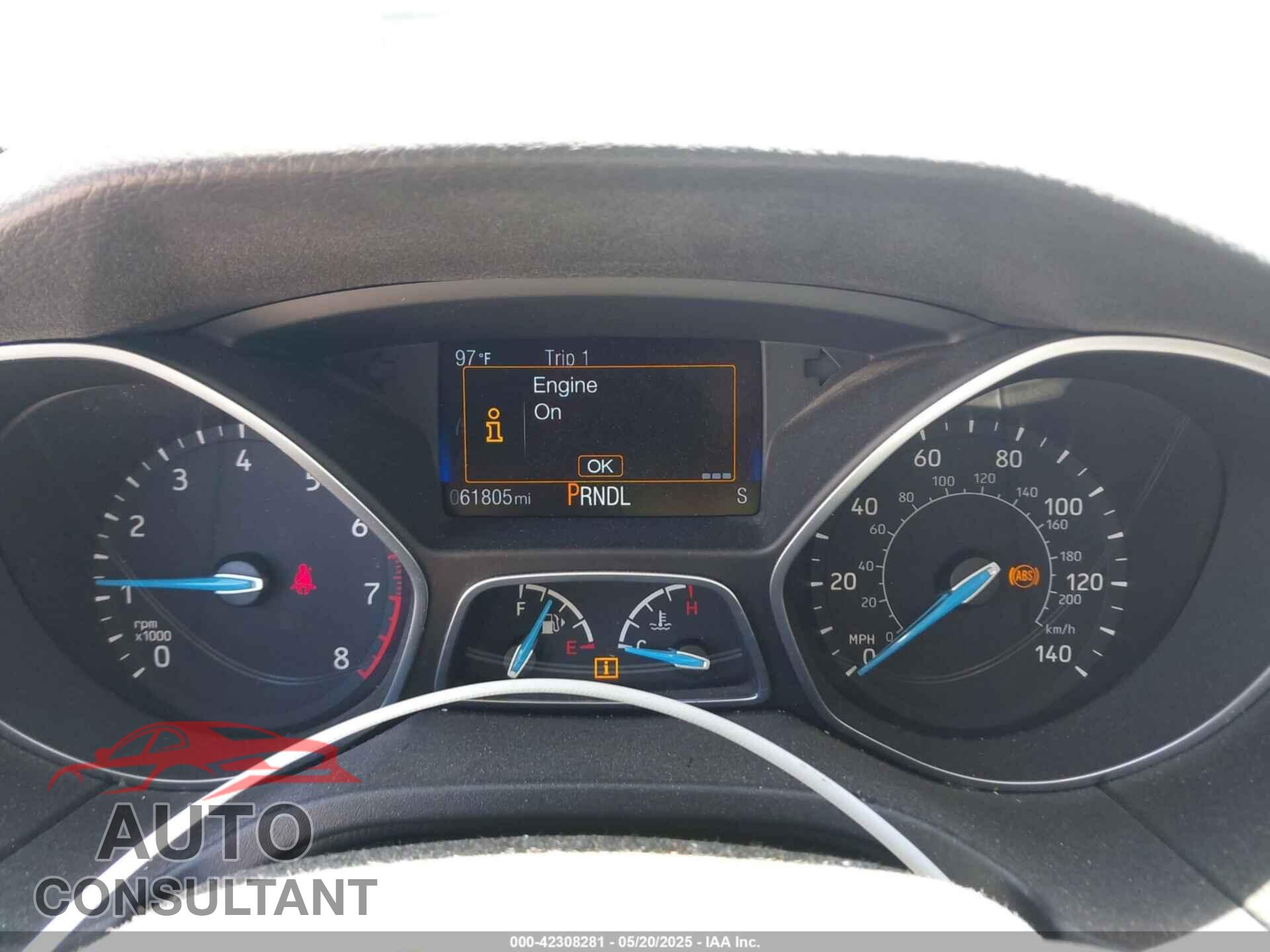 FORD FOCUS 2016 - 1FADP3F27GL399317