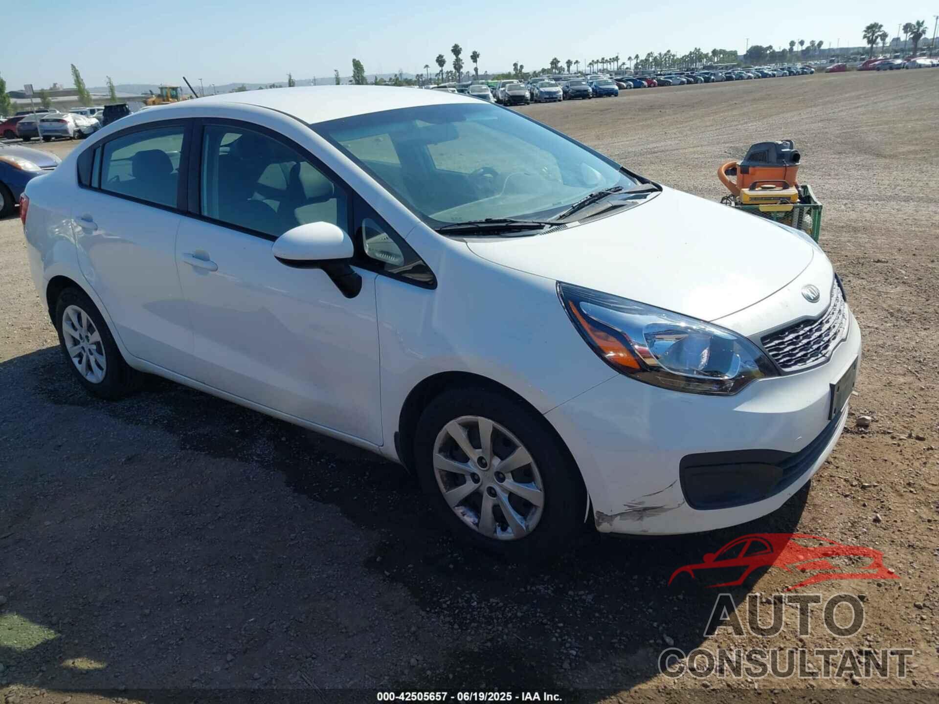 KIA RIO 2013 - KNADM4A36D6153620
