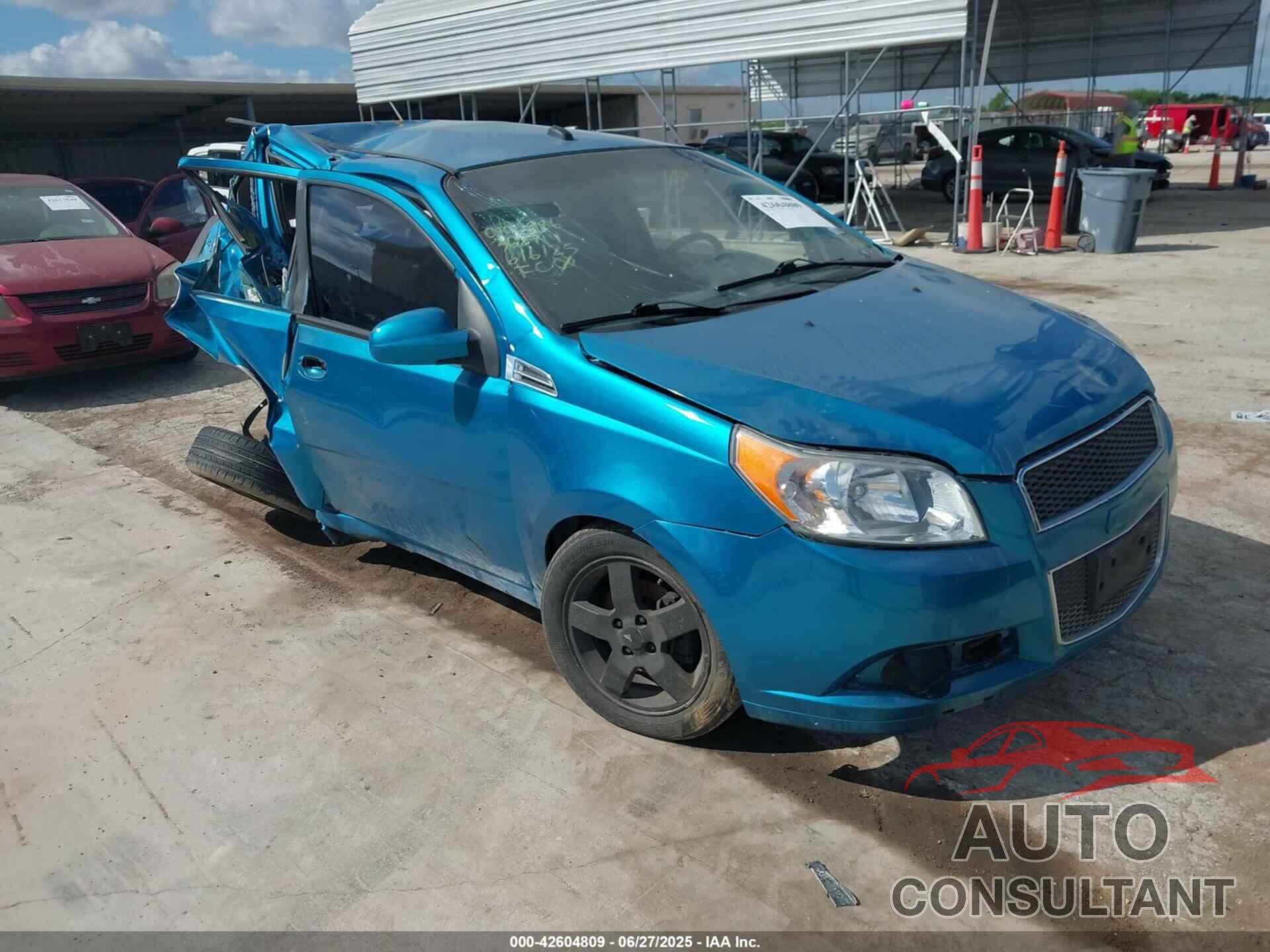 CHEVROLET AVEO 2009 - KL1TD66E59B362714