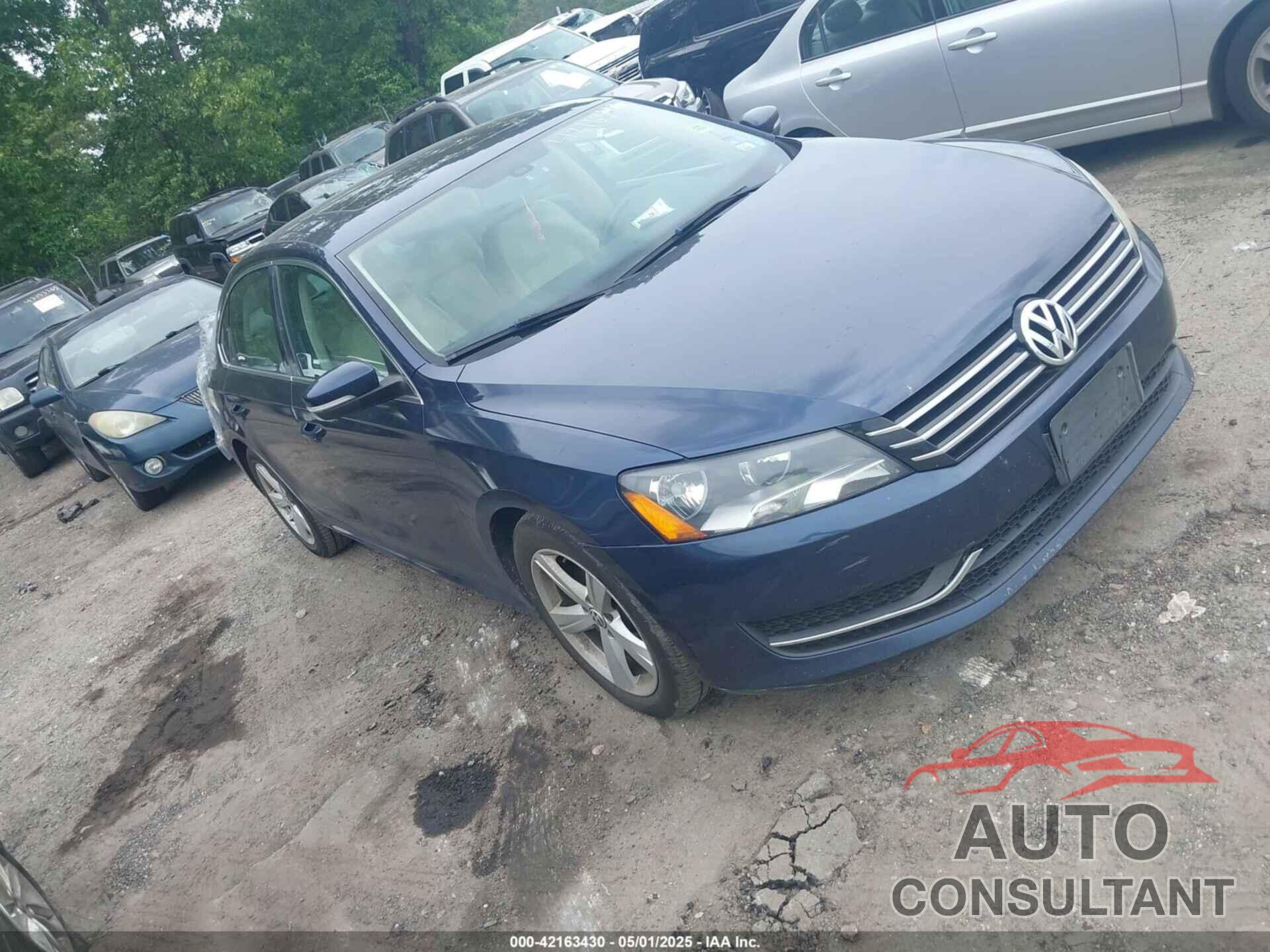 VOLKSWAGEN PASSAT 2013 - 1VWBH7A3XDC003329
