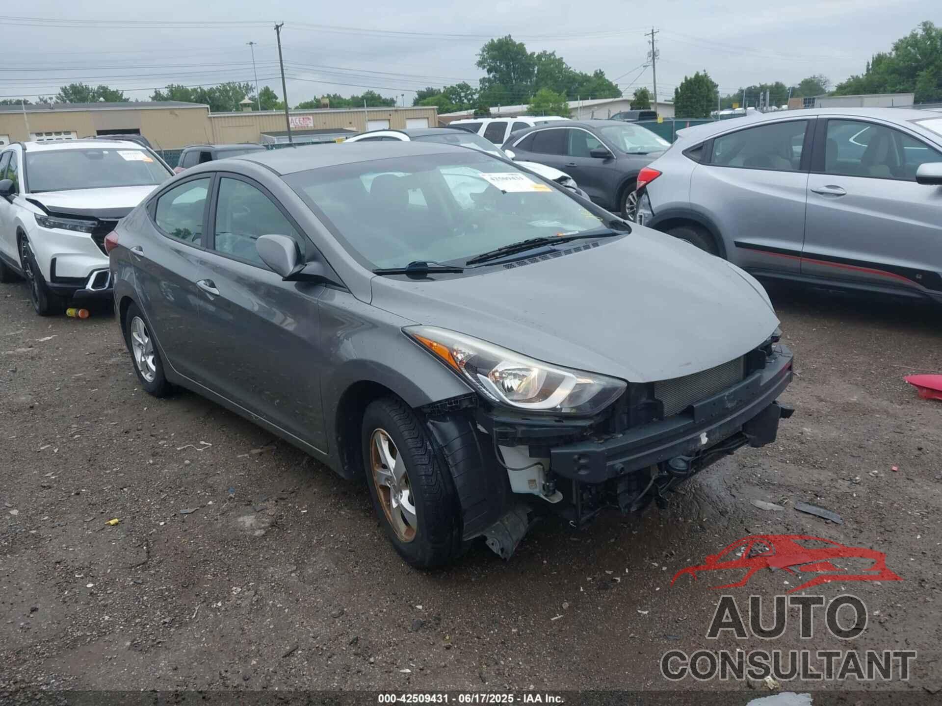HYUNDAI ELANTRA 2014 - 5NPDH4AE9EH512703