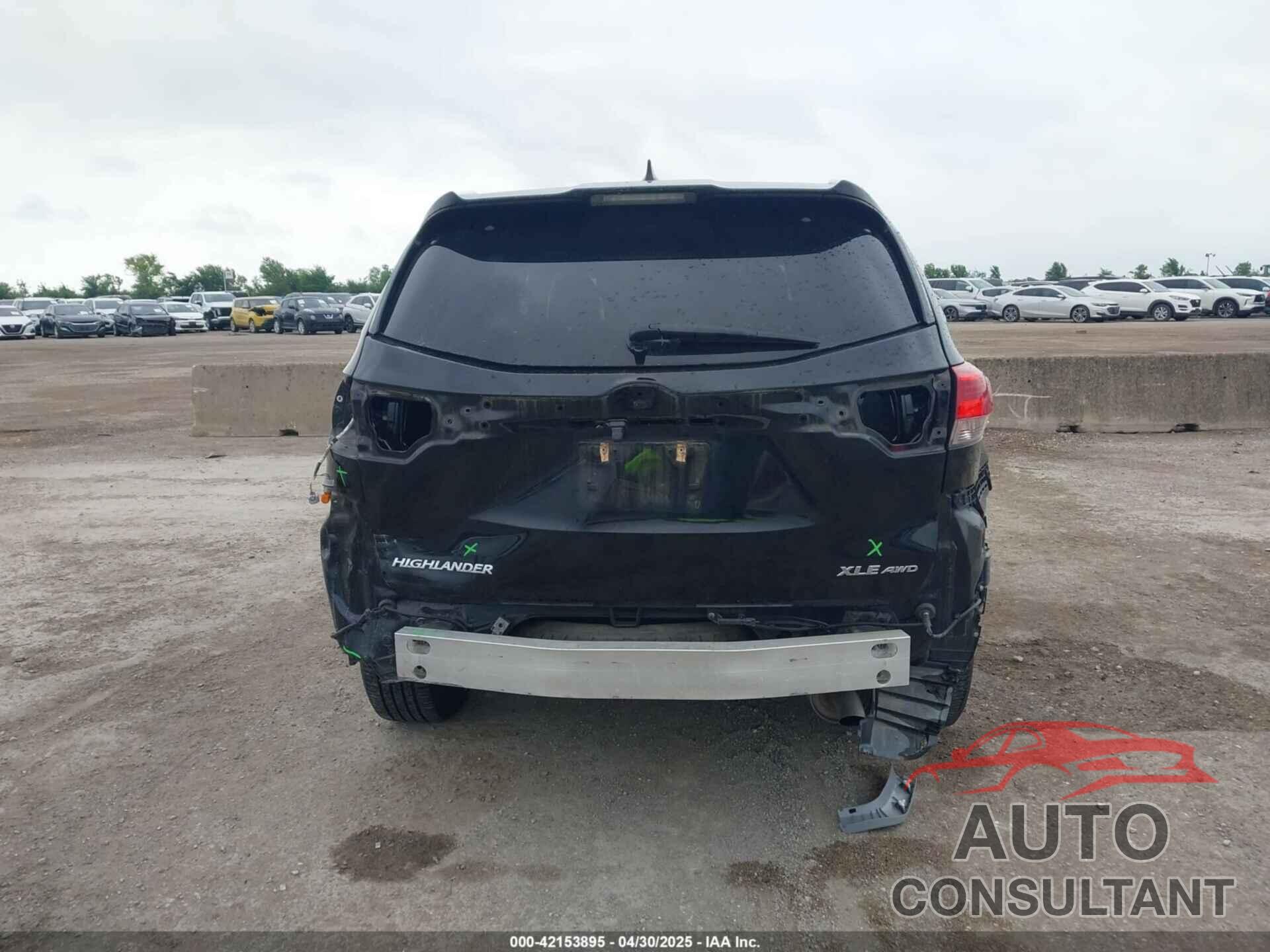 TOYOTA HIGHLANDER 2019 - 5TDJZRFHXKS573838