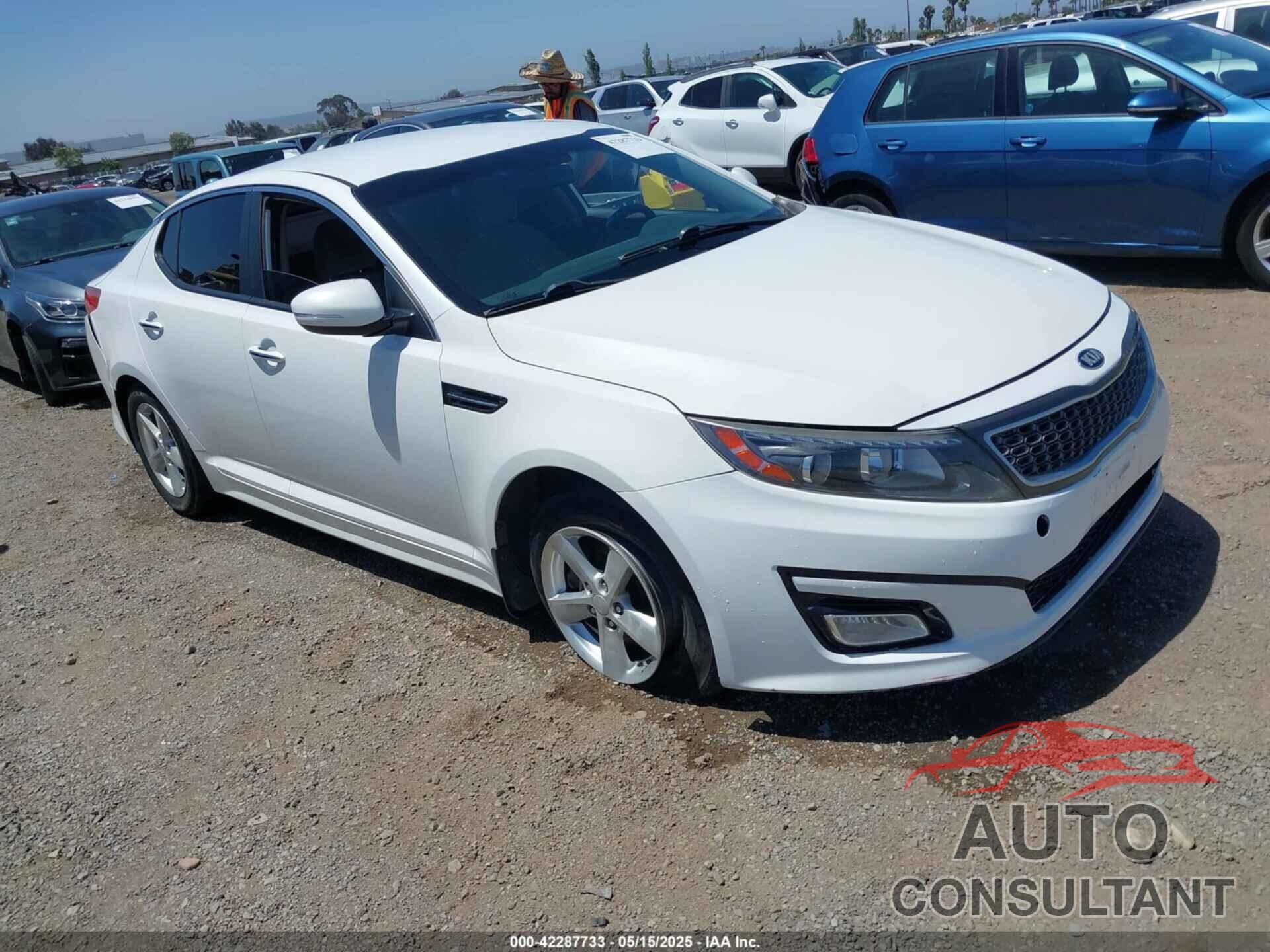 KIA OPTIMA 2015 - KNAGM4A70F5560048
