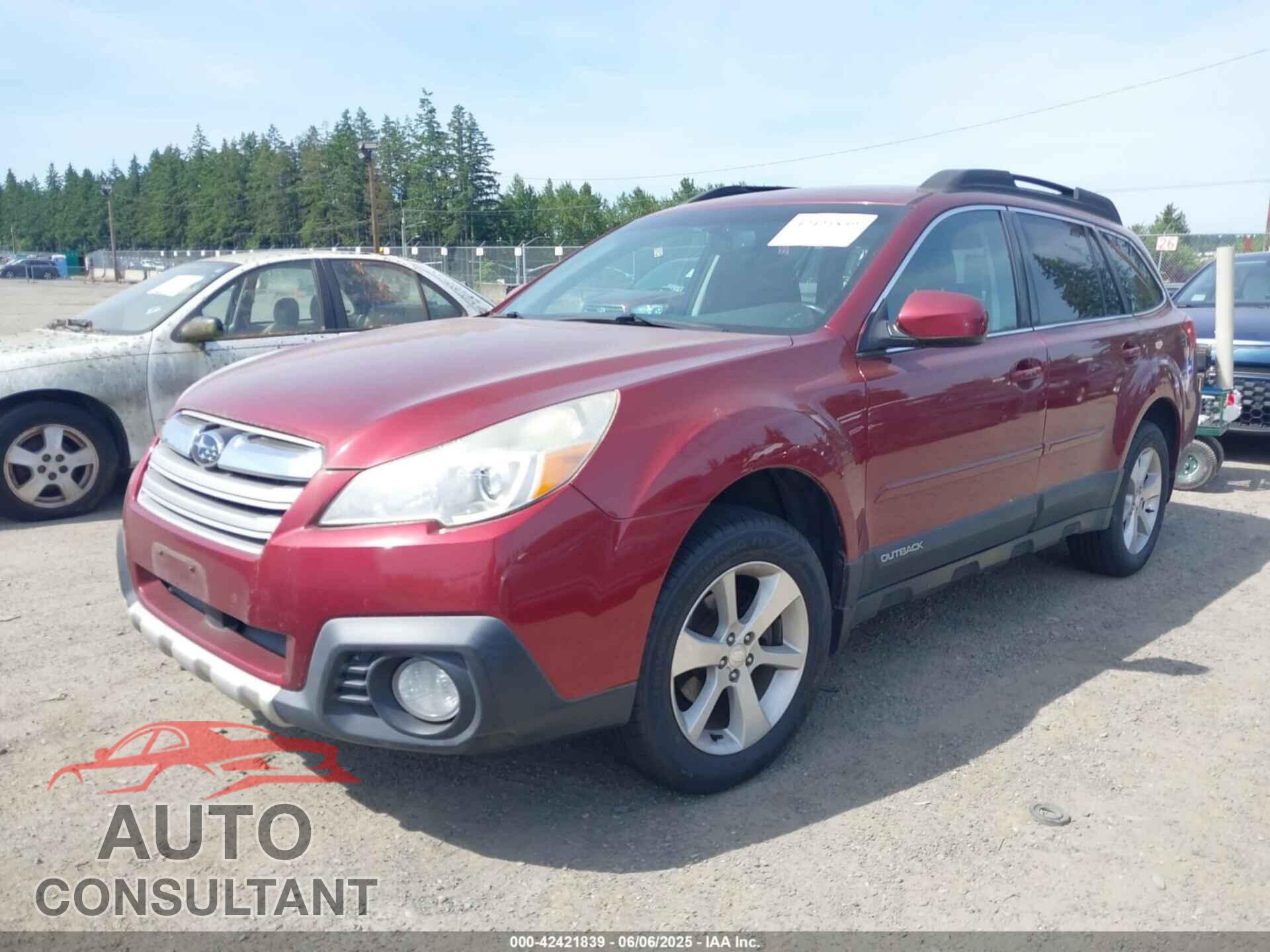 SUBARU OUTBACK 2014 - 4S4BRBLC4E3234160