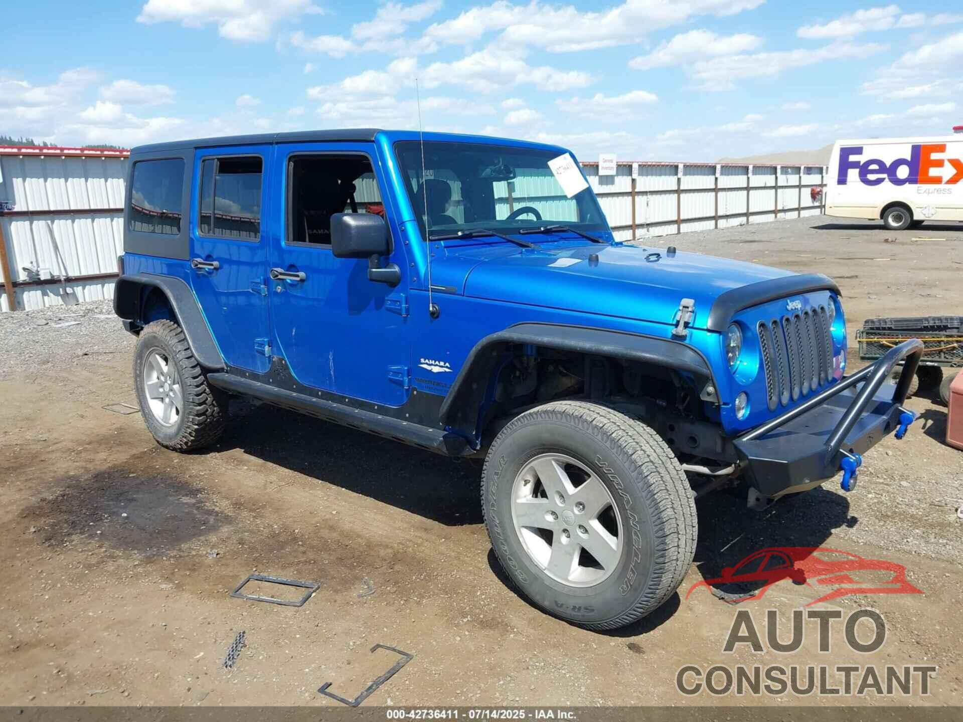 JEEP WRANGLER UNLIMITED 2014 - 1C4BJWEG4EL264715