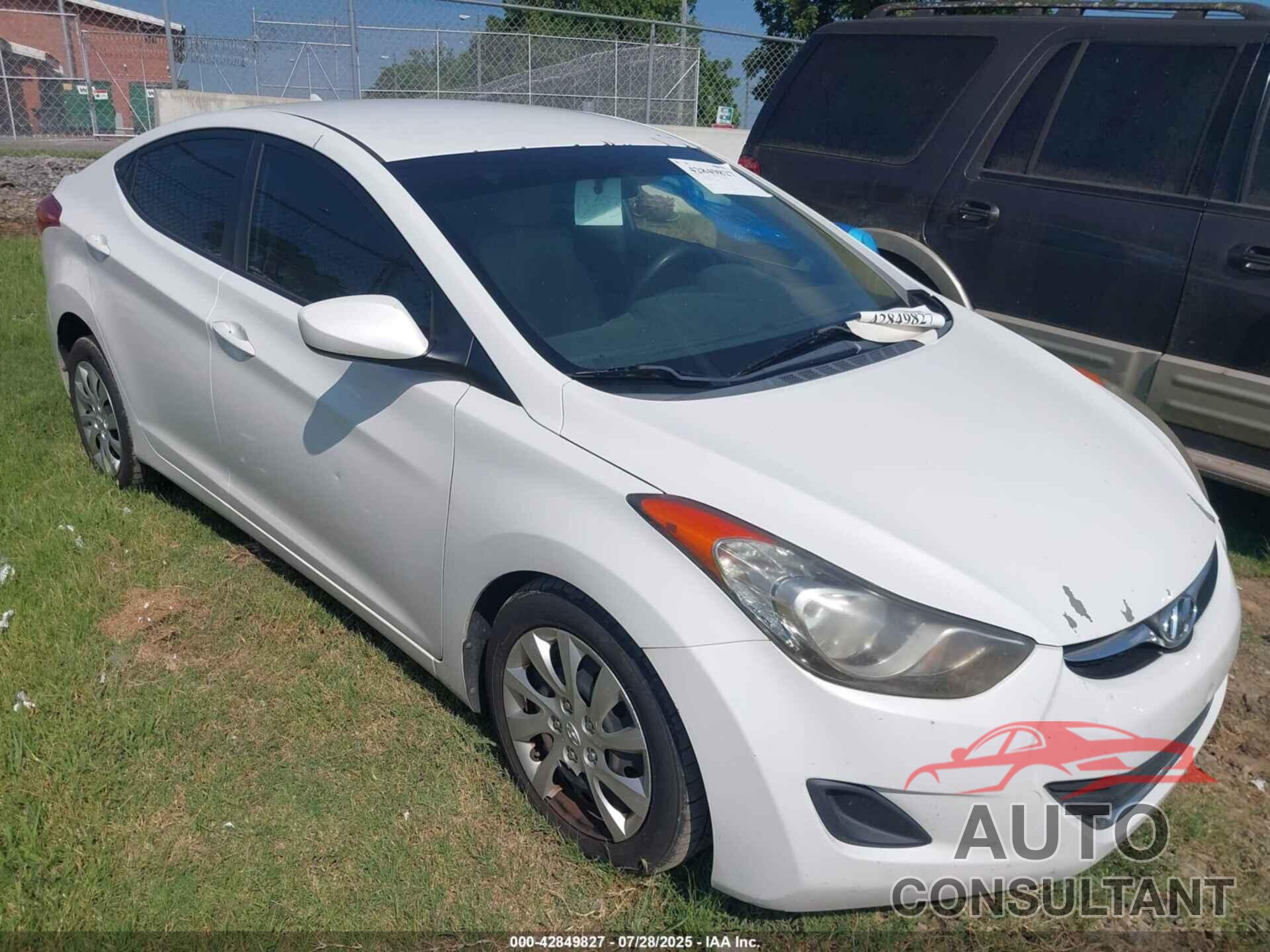 HYUNDAI ELANTRA 2012 - 5NPDH4AEXCH068485