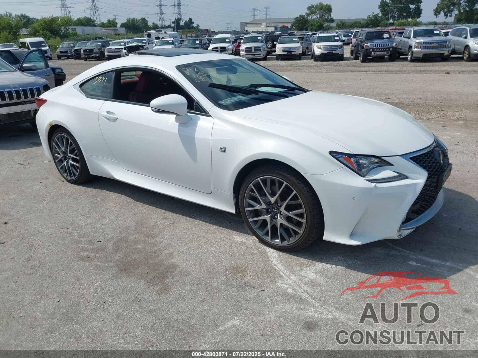 LEXUS RC 350 2015 - JTHSE5BC8F5003169