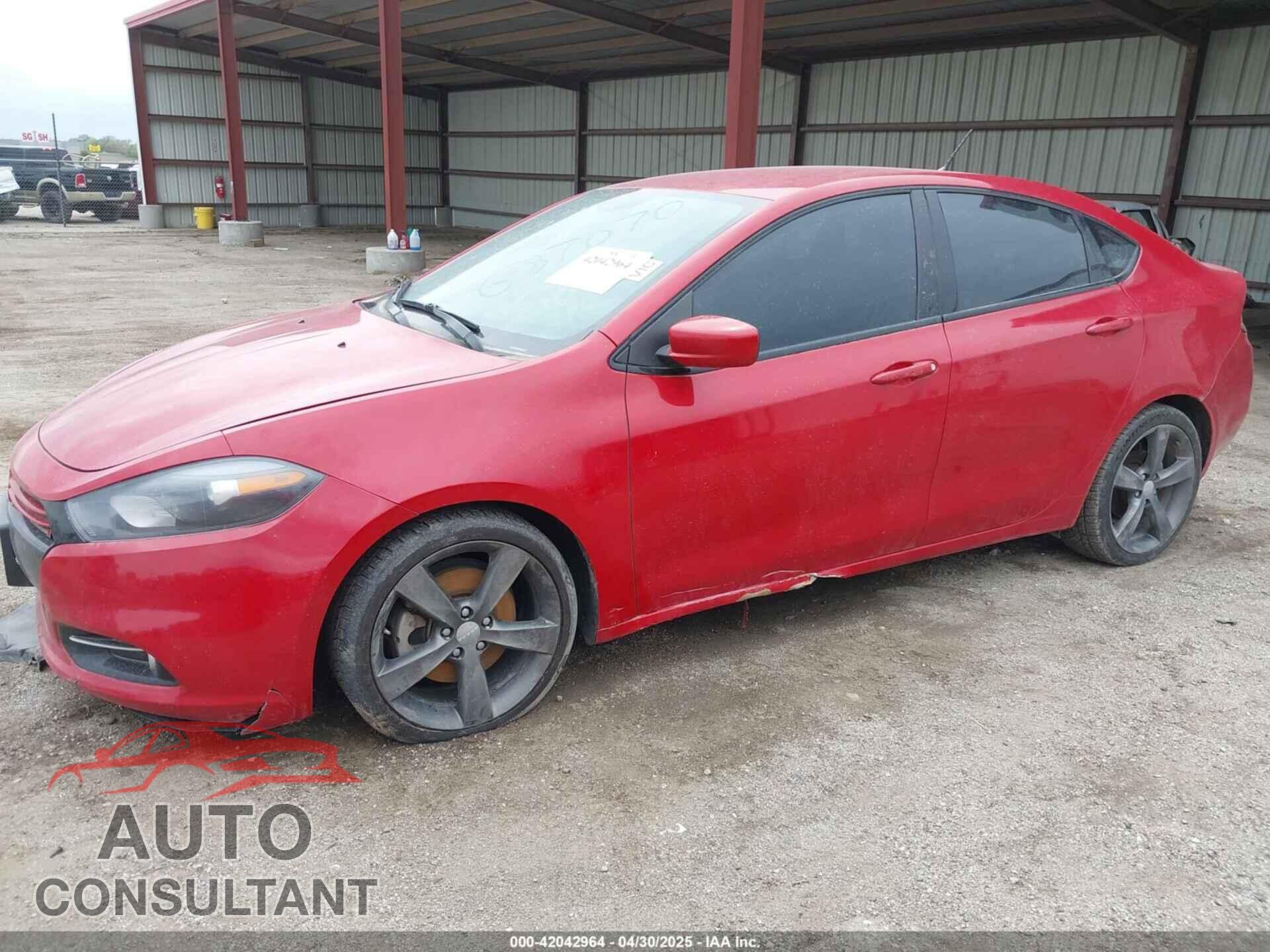 DODGE DART 2013 - 1C3CDFBA7DD241762