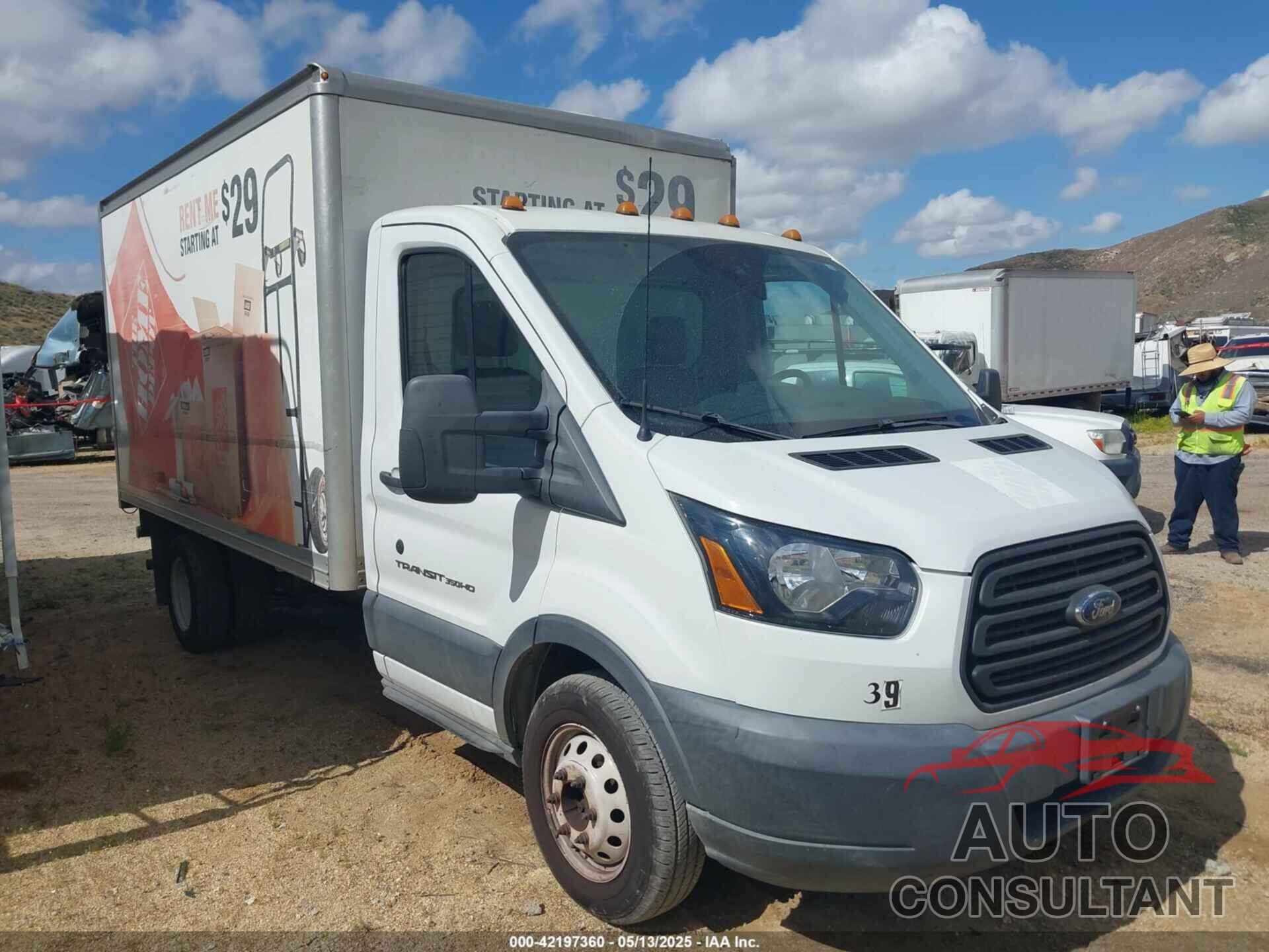 FORD TRANSIT-350 CAB 2018 - 1FDBF8ZM3JKA71142