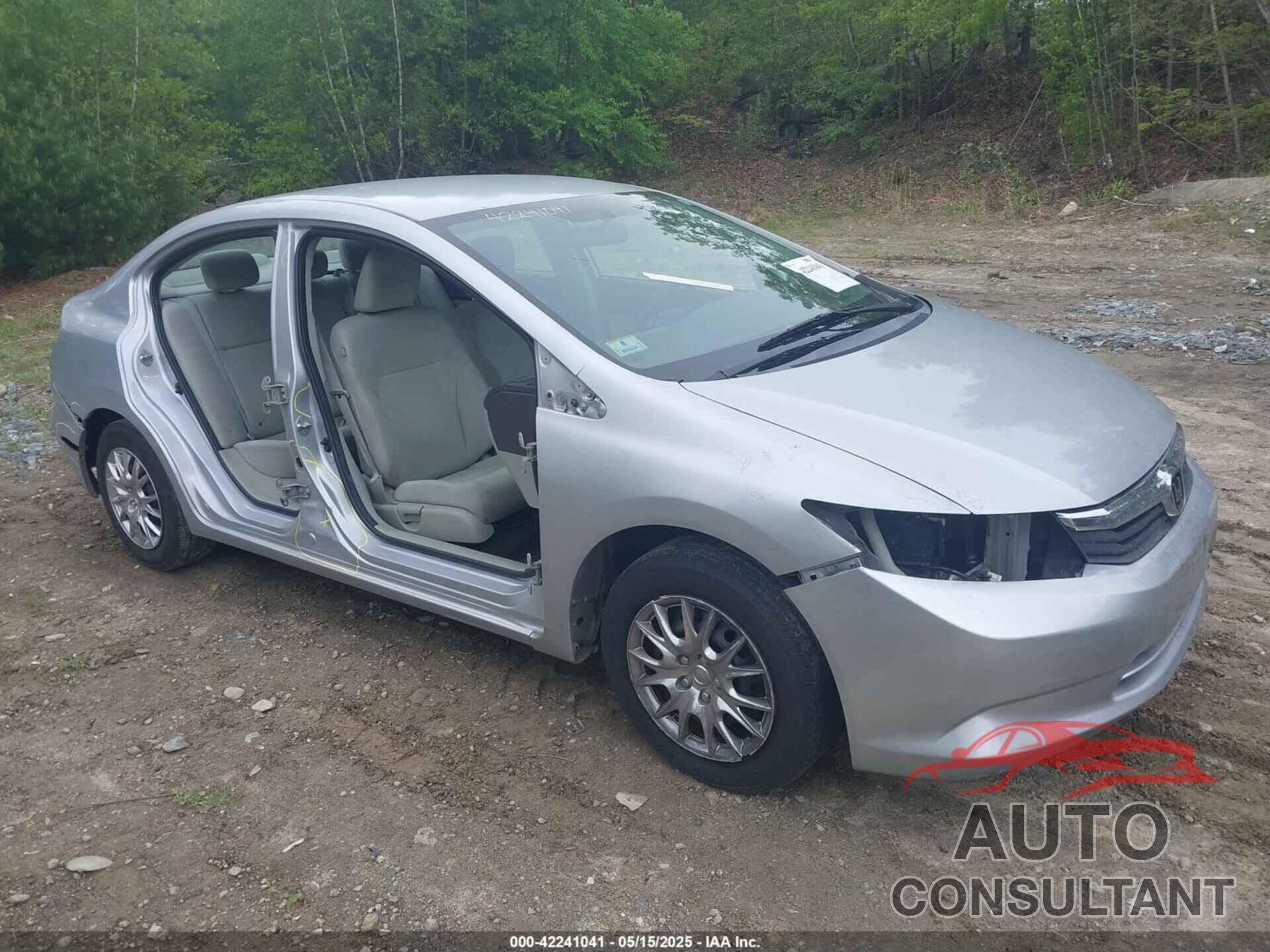 HONDA CIVIC 2012 - 2HGFB2F59CH570602